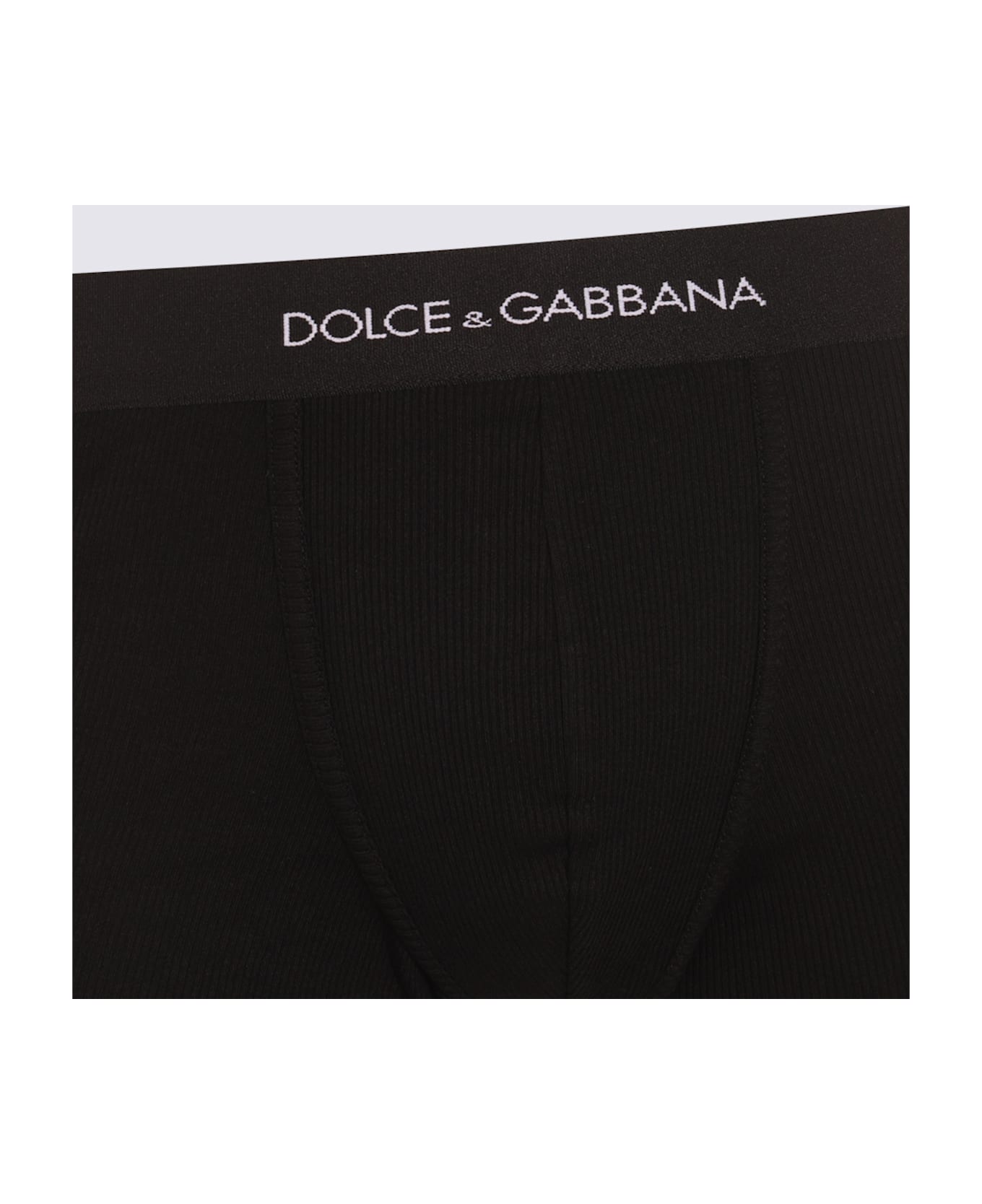 Dolce 
Gabbana Black Cotton Underwear - Black