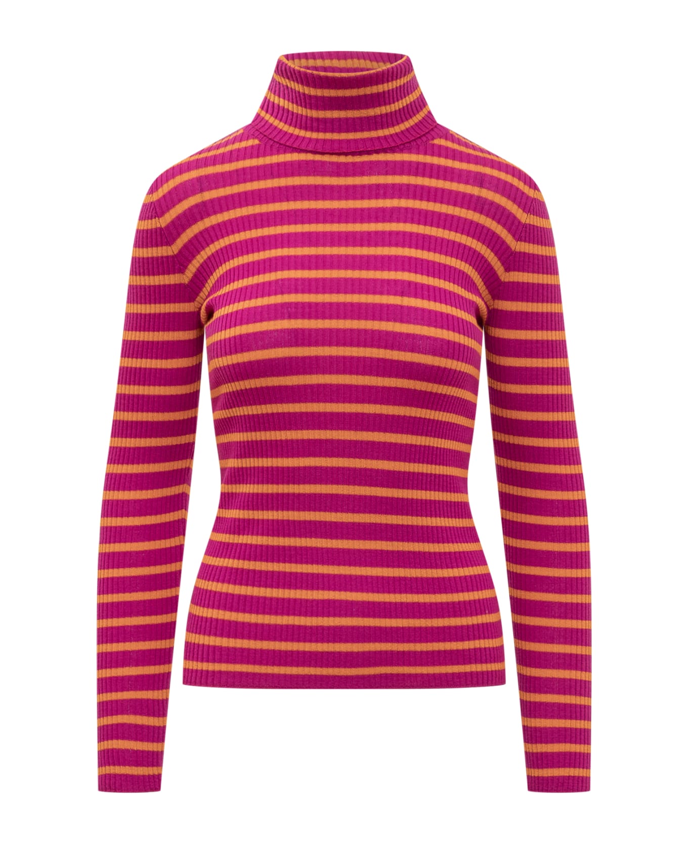 Jucca Ribbed Sweater - AMETISTA ニットウェア