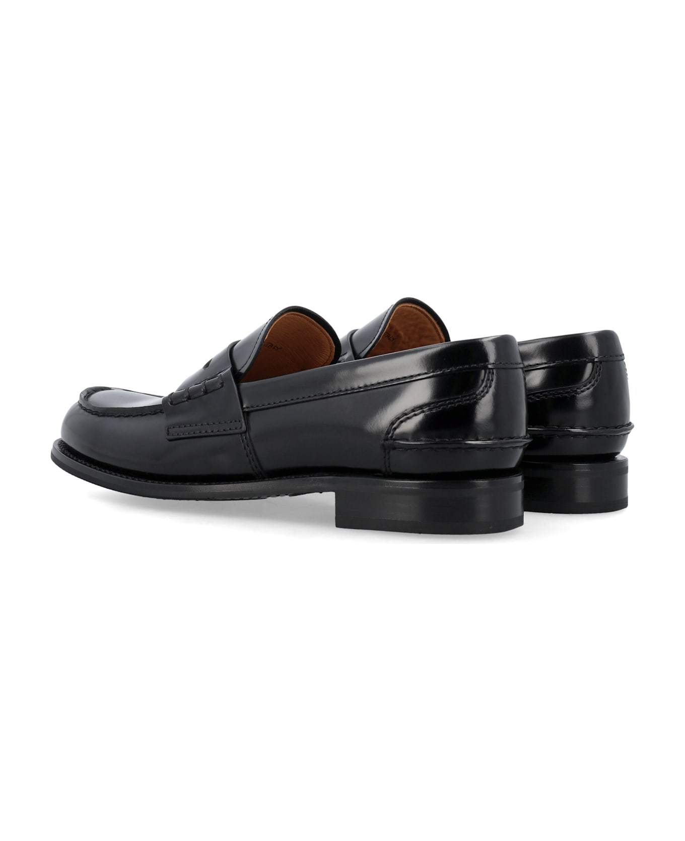 Church's Pembrey W 5 Polished Fumè Loafer - BLACK