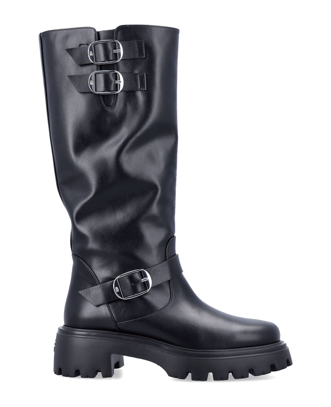 Stuart Weitzman Emerson Moto Boot - BLACK