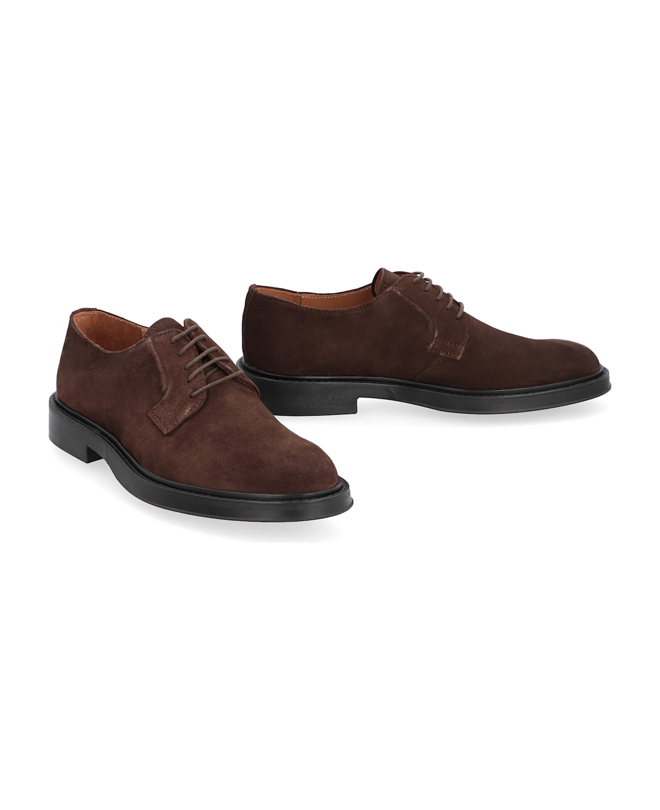 Bruno Magli Suede Lace-up Shoes - brown