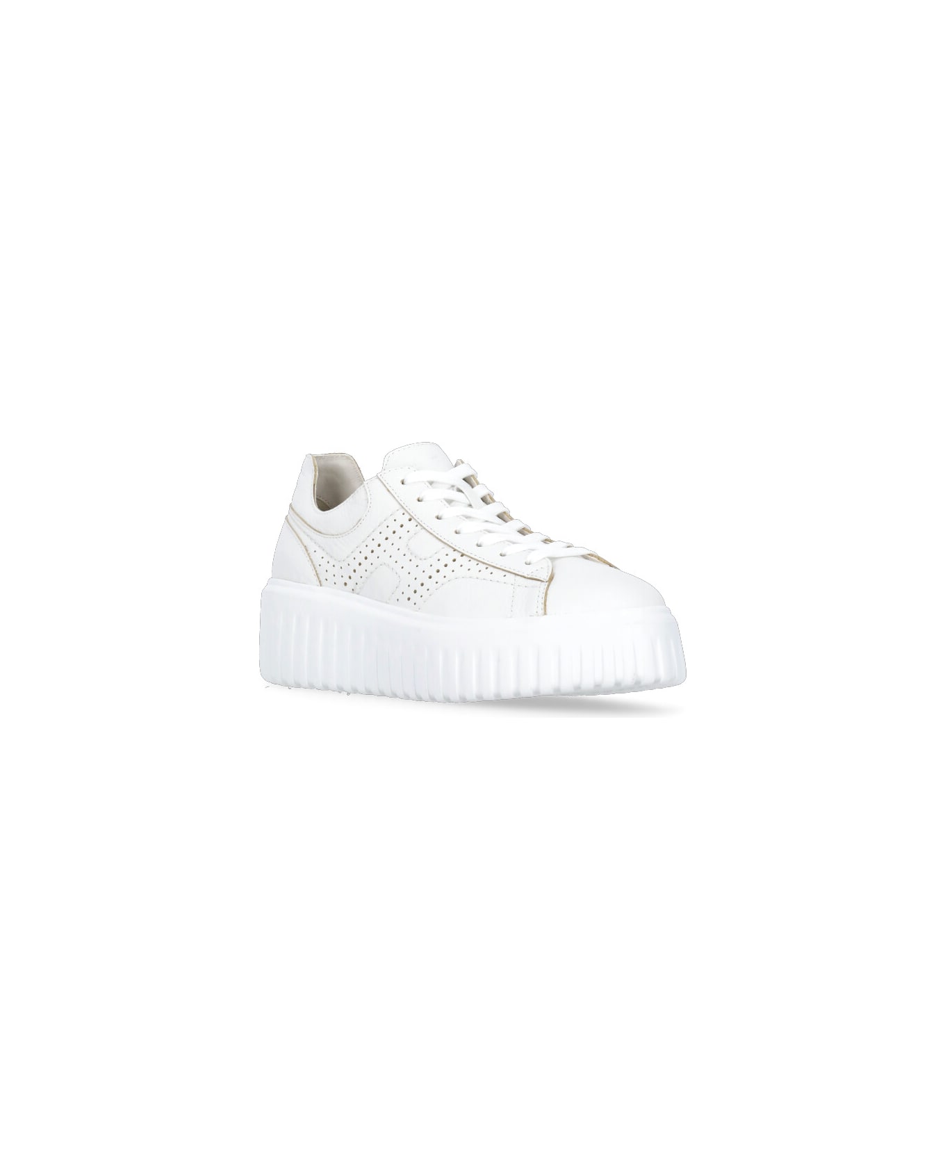 Hogan H Stripes Sneakers - White