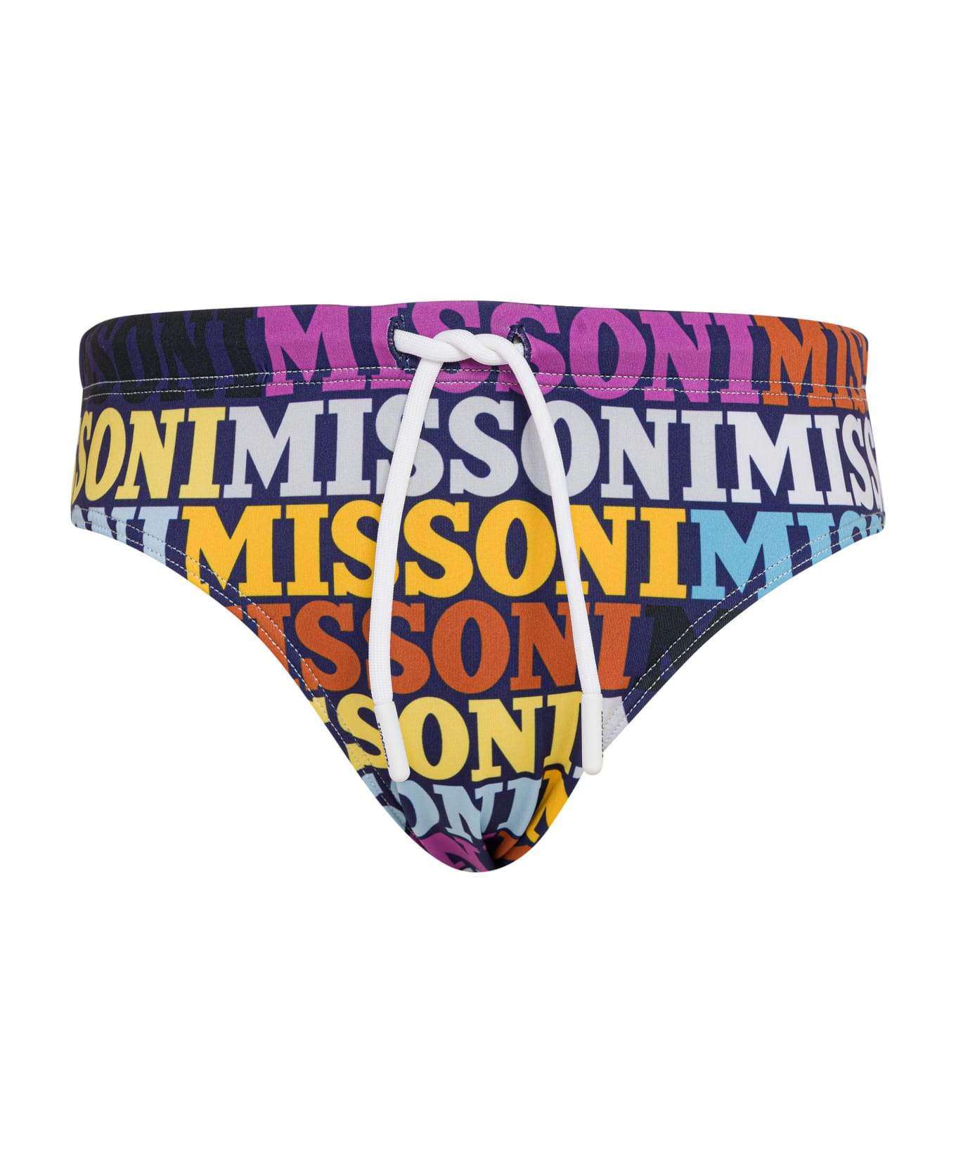 Missoni Kids Swimsuit With Logo - Multicolor