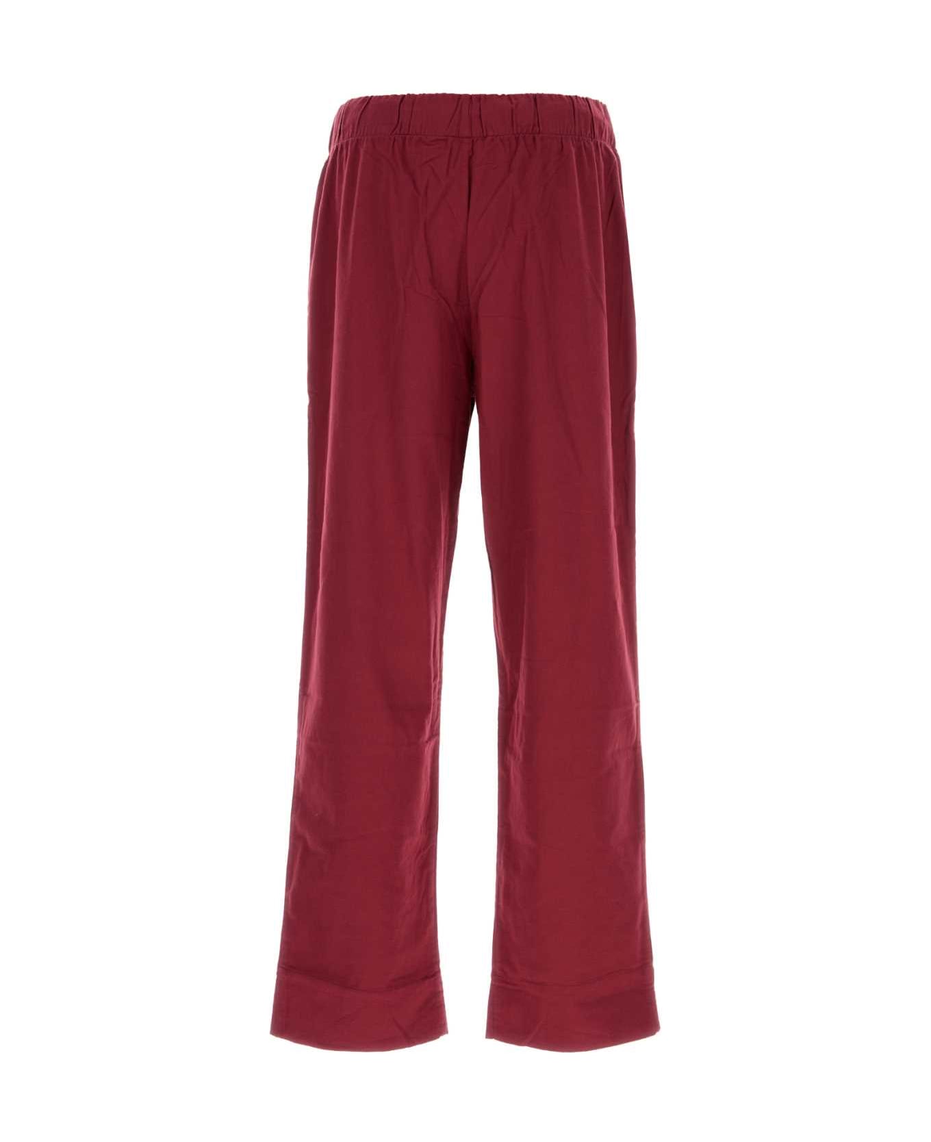 Tekla Tyrian Purple Flannel Joggers - BEYONDRED