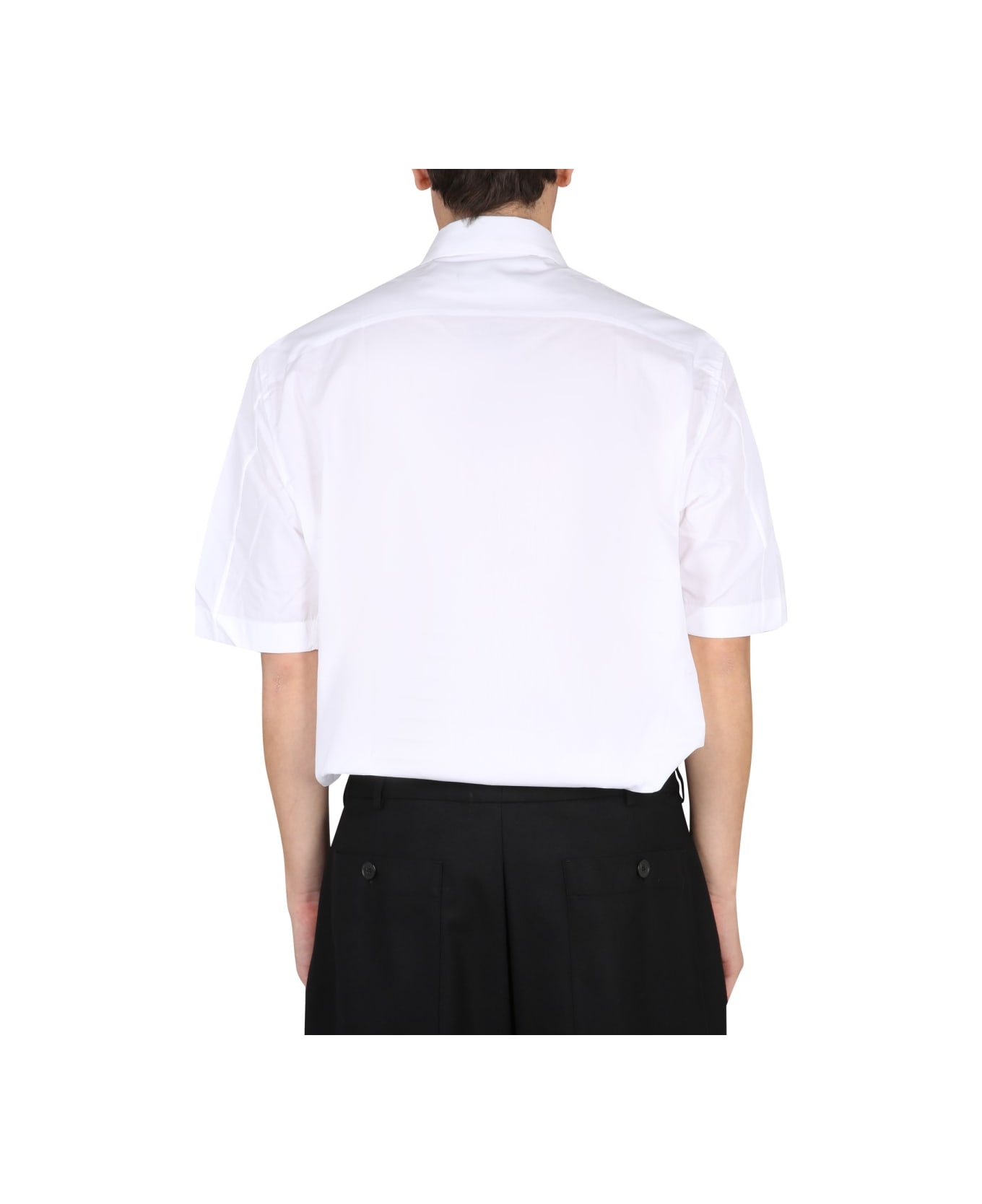 Fred Perry by Raf Simons Shirt With Patch - WHITE