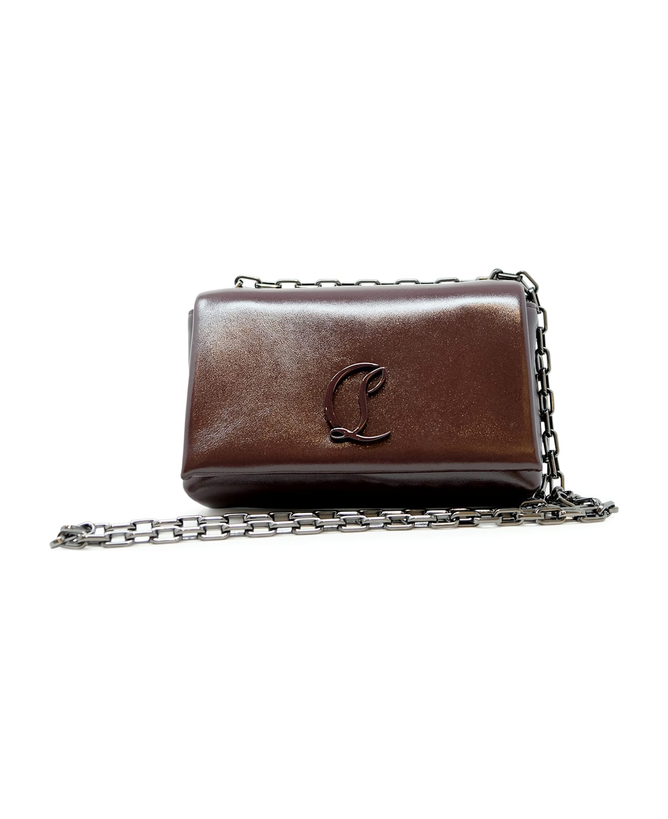 Christian Louboutin Cherry Leather Loubi54 Soft Pouch Bag - AMARA