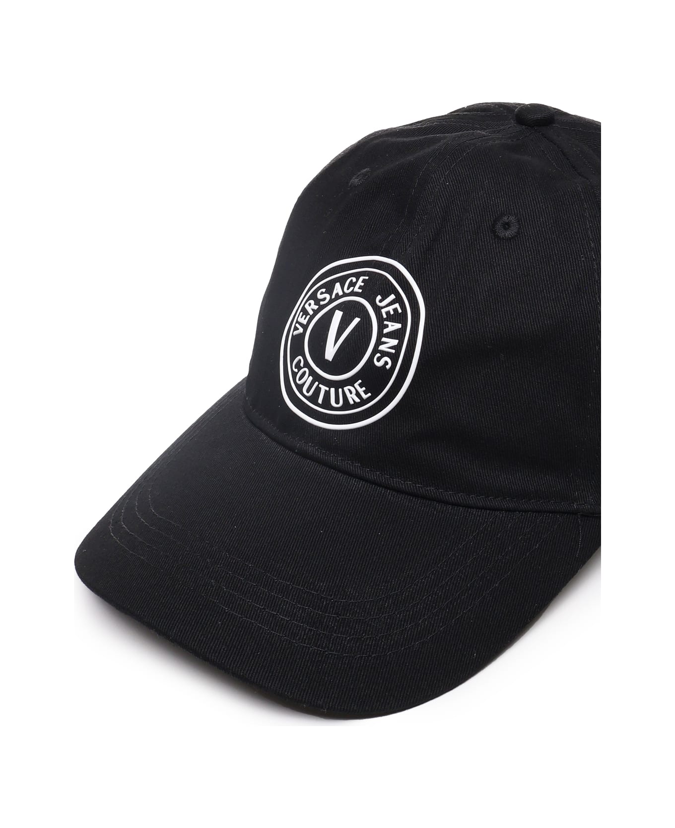 Versace Jeans Couture Printed Baseball Cap - Black