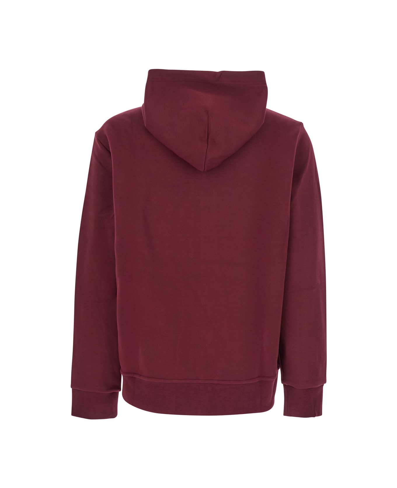 Ralph Lauren Bordeaux Sweatshirt With Drawstring Hood And Pony Embroidery On The Front In Cotton Blend Man - CLASSIC WINE/C1730