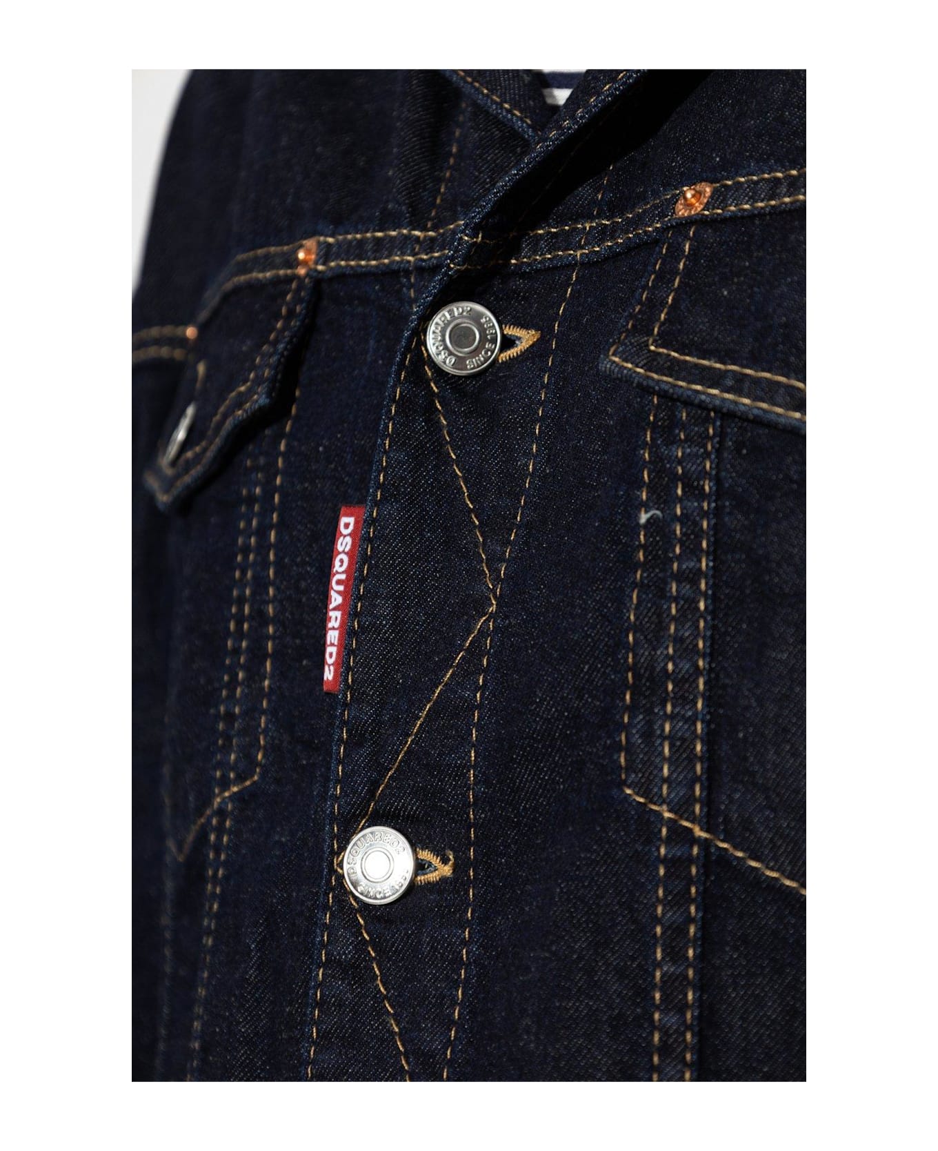 Dsquared2 Summer Lovers Drawstring Shirt - BLUE