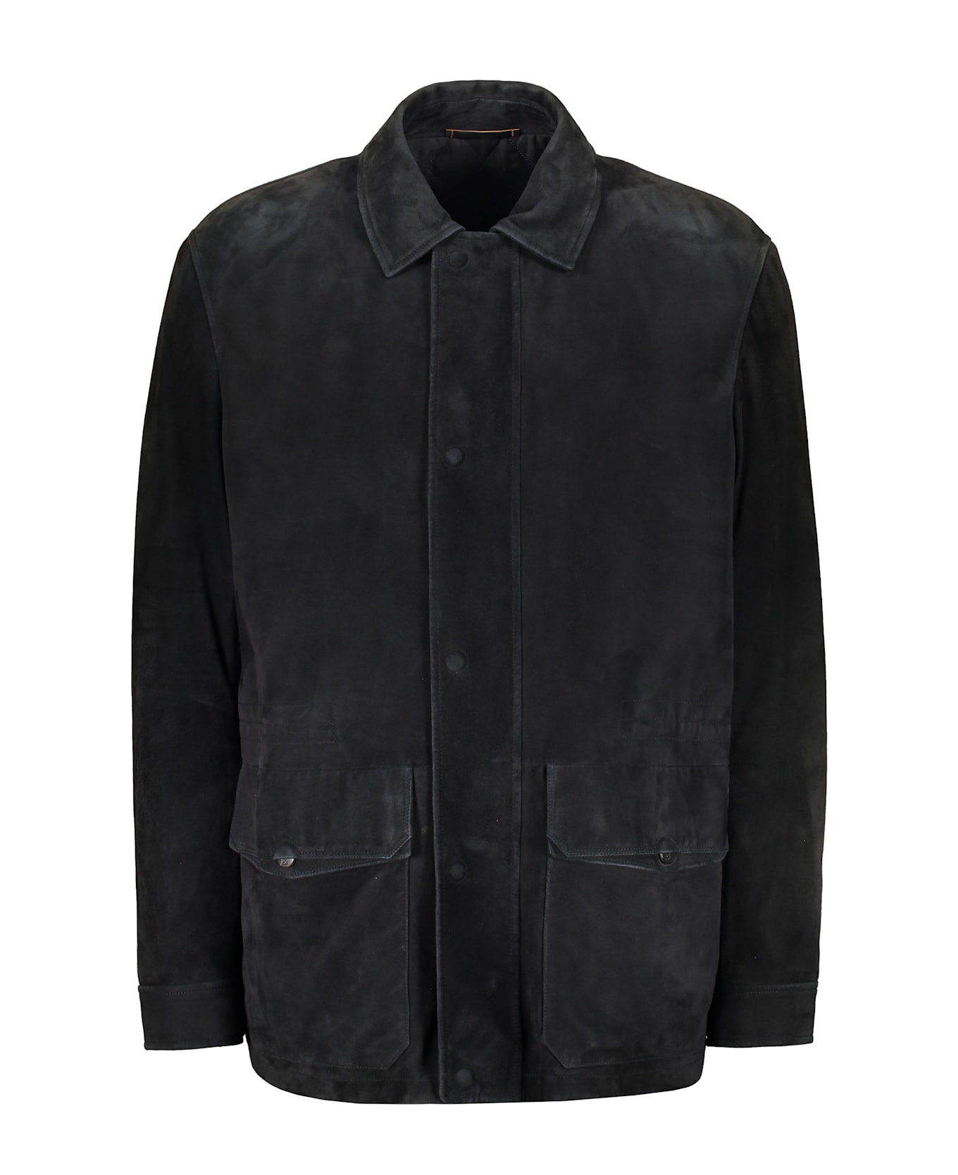 Zegna Suede Jacket - blue