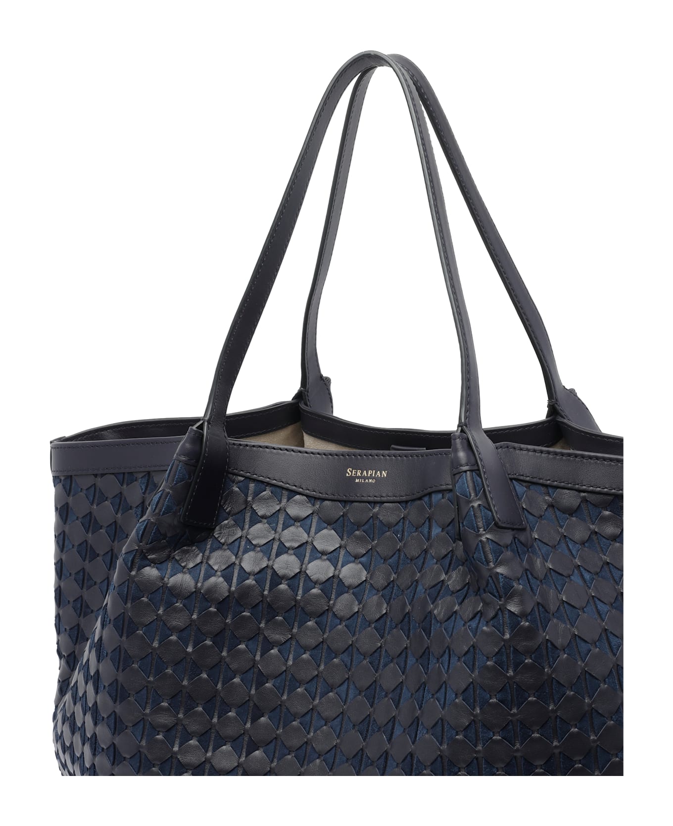 Serapian Secret Mosaico Shoulder Bag - Blue