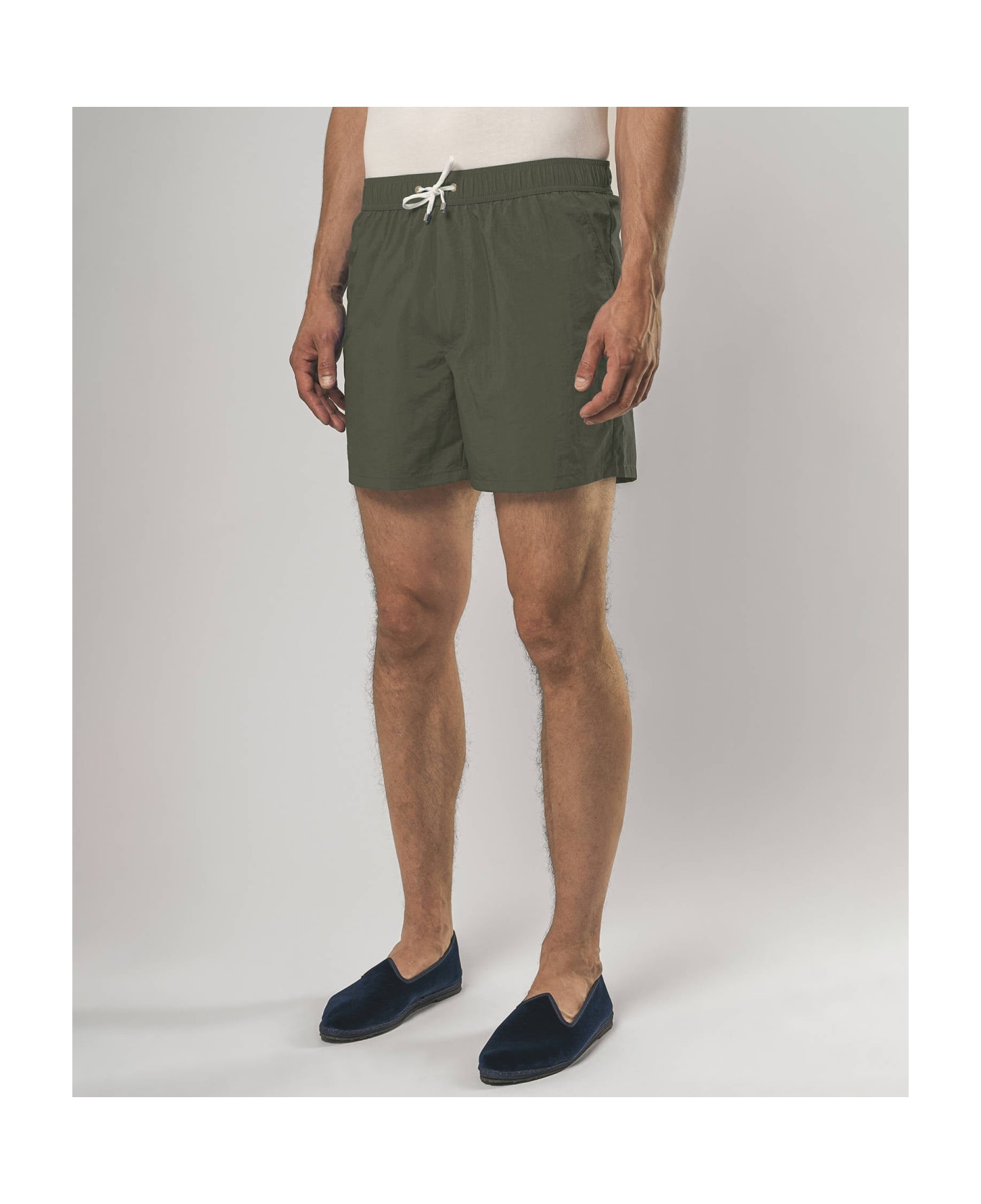 Larusmiani Swim Shorts Dorji Mare Swimming Trunks - Olive