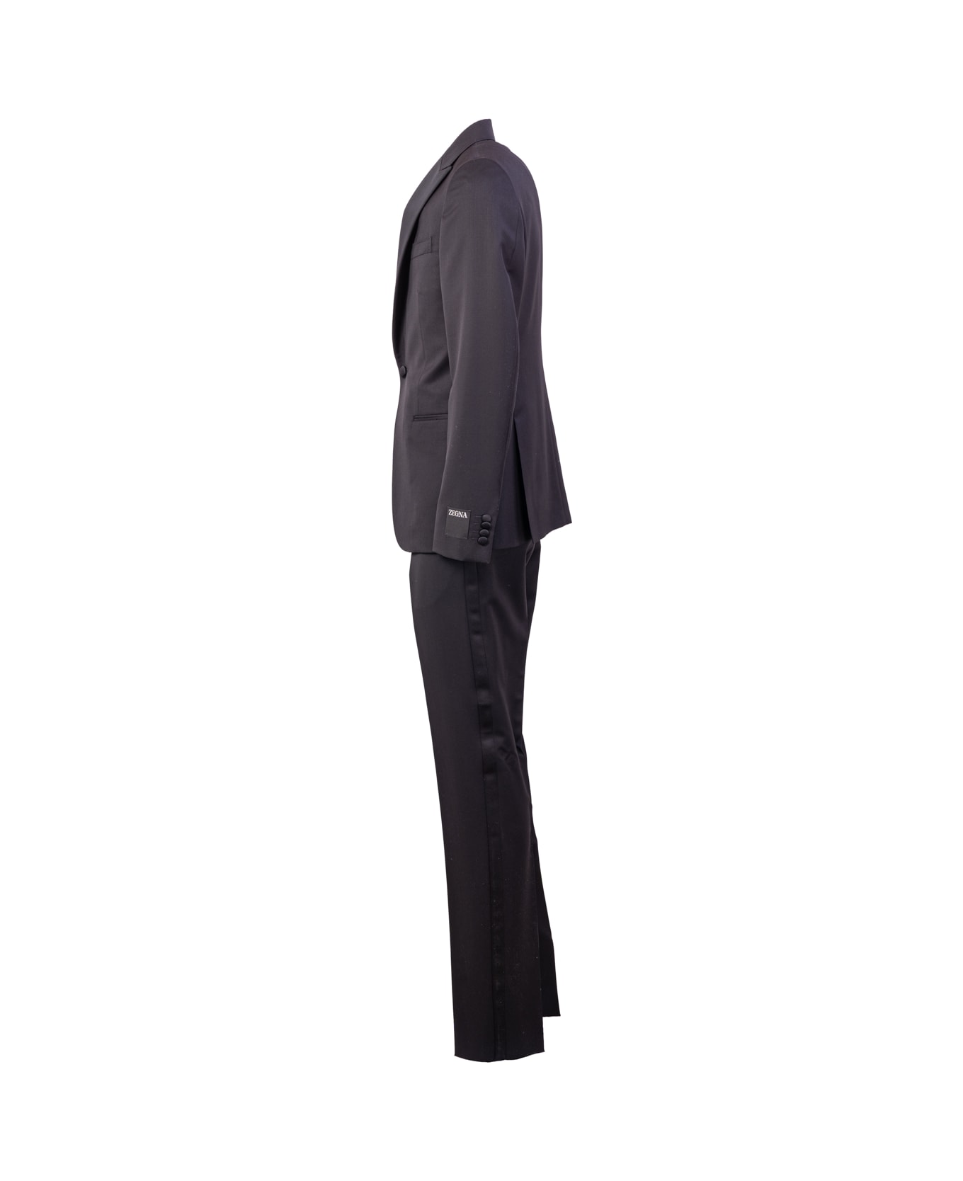 Zegna Dresses Black - Black