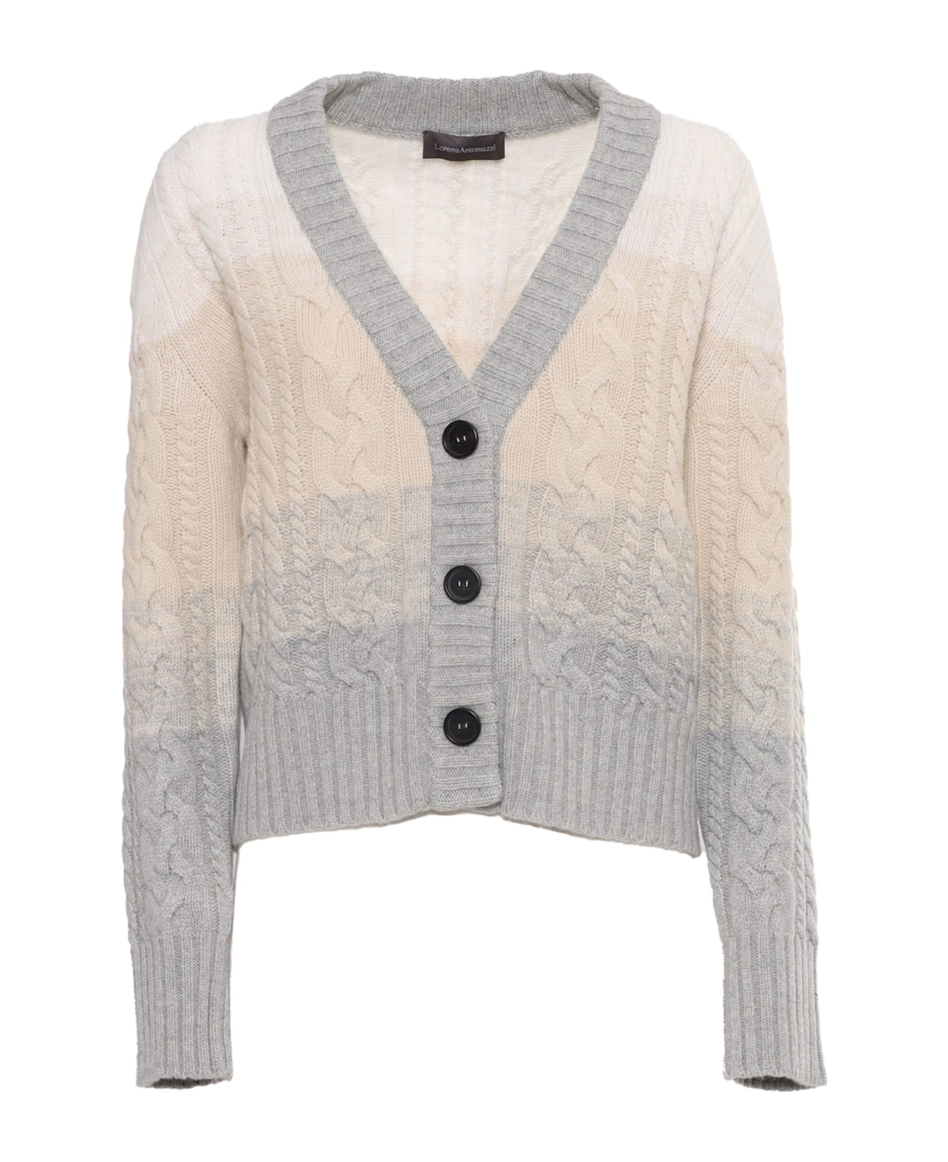 Lorena Antoniazzi Knit Cardigan - WHITE