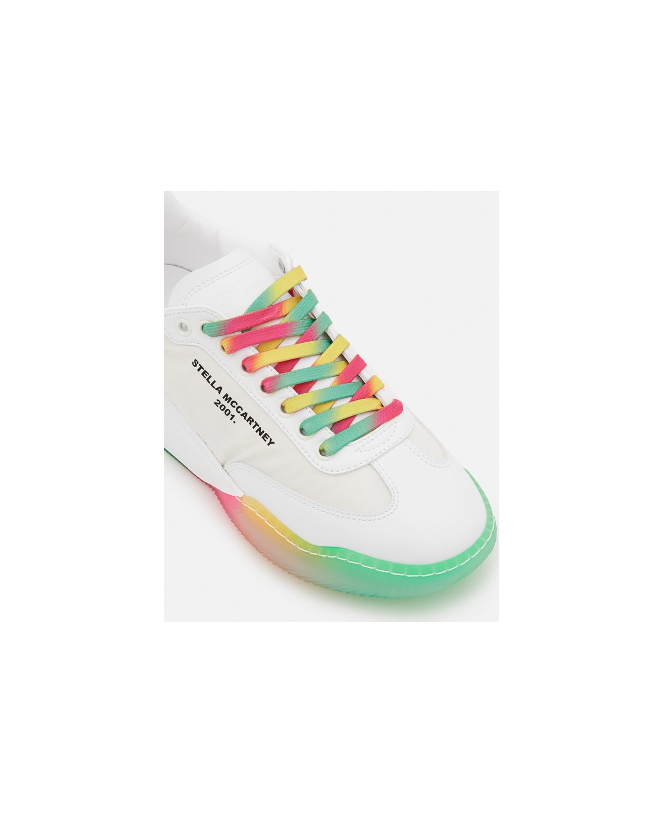 Stella McCartney 40mm Loop Recycled Polyester Sneakers - White