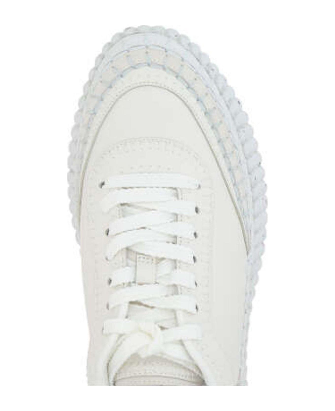 Chloé Nama Low-top Sneakers - BRILLIANT WHITE