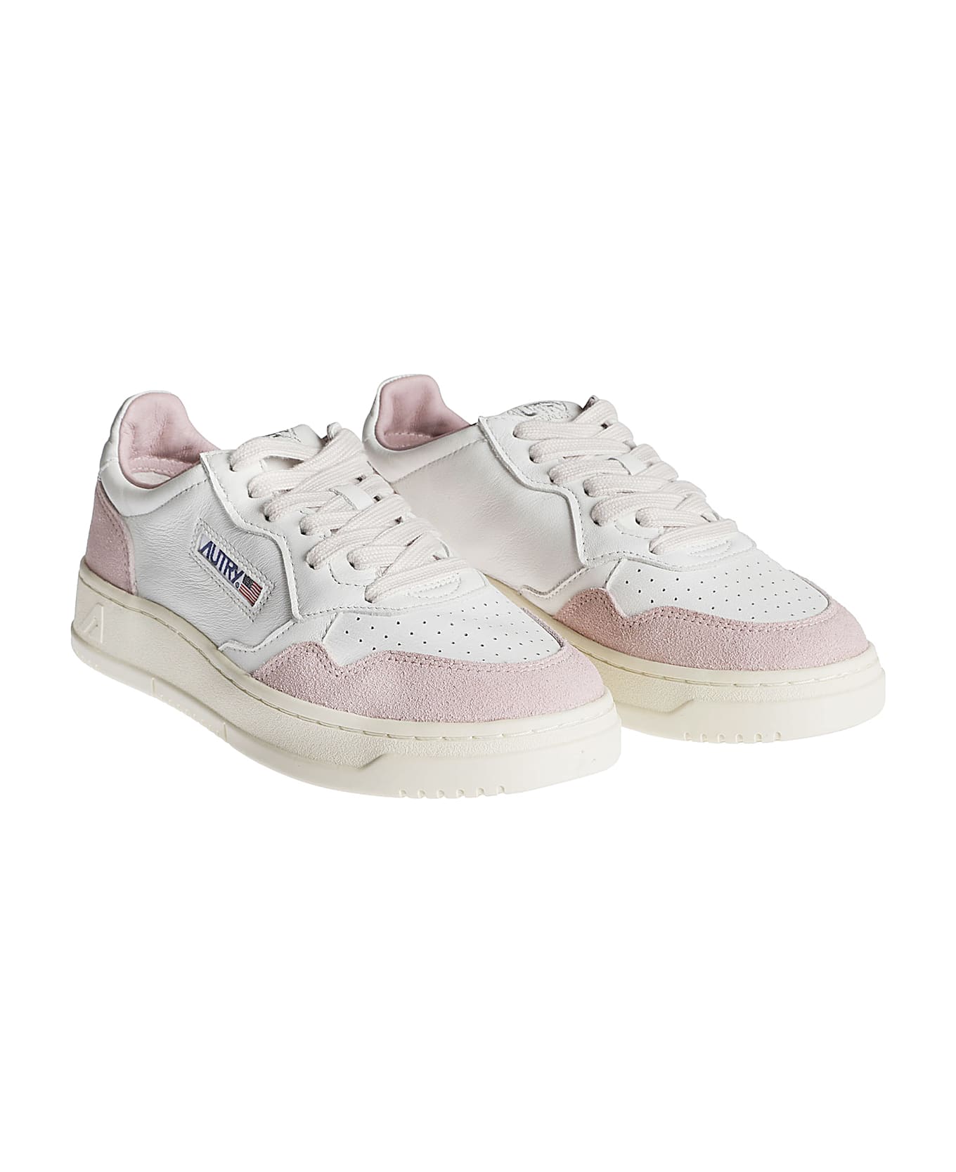 Autry Medalist Low Sneakers - White/powder