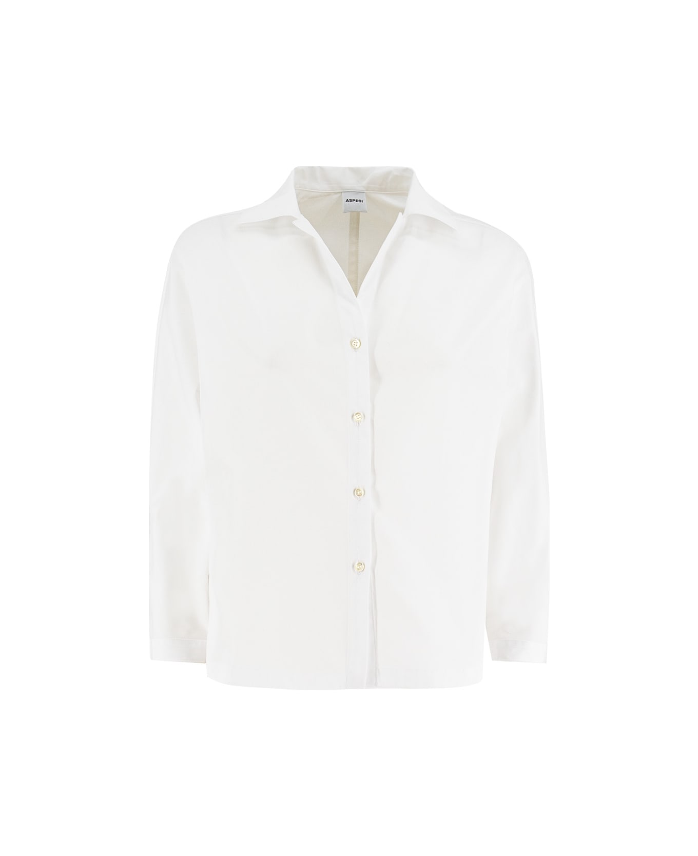 Aspesi White Shirt - BIANCO/WHITE