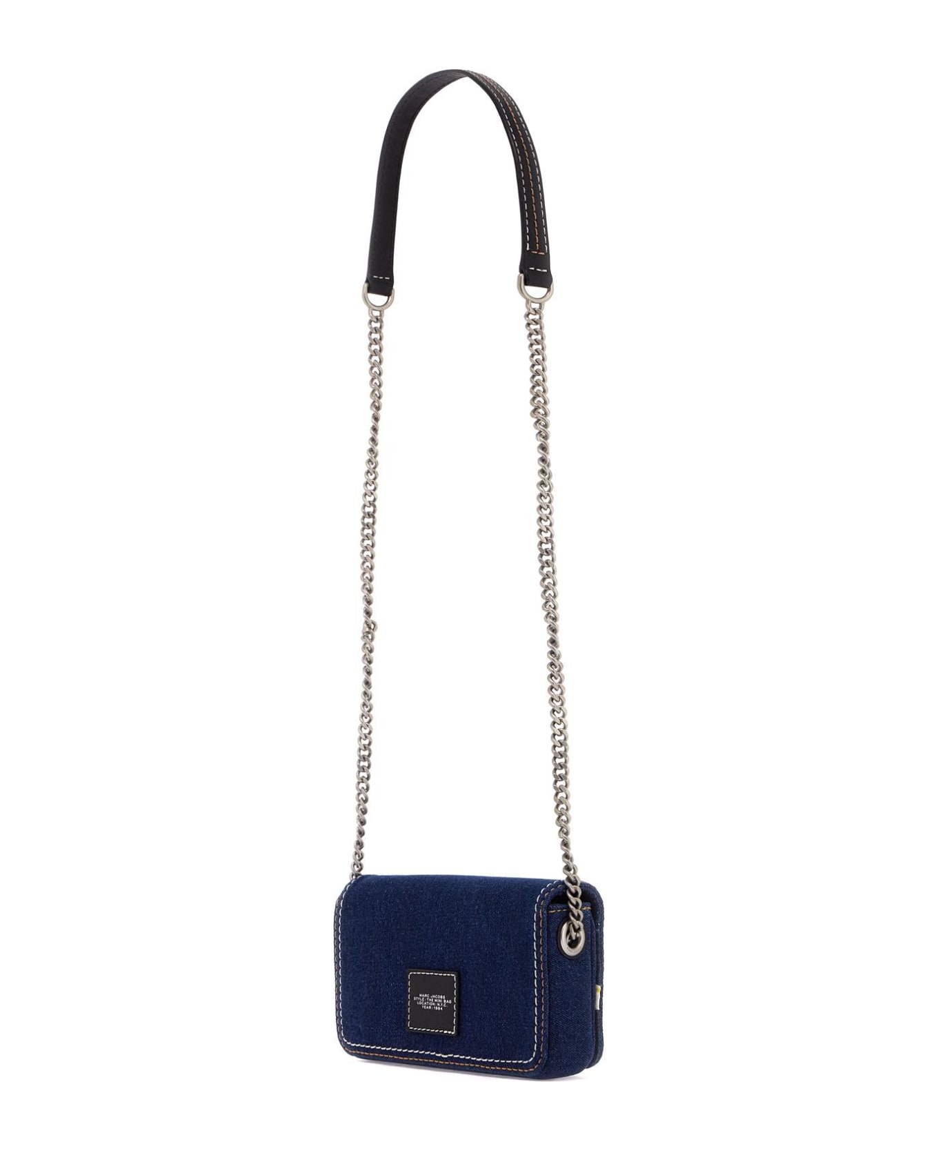 Marc Jacobs The Denim Chain Mini Shoulder Bag - DARK WASH (Blue)