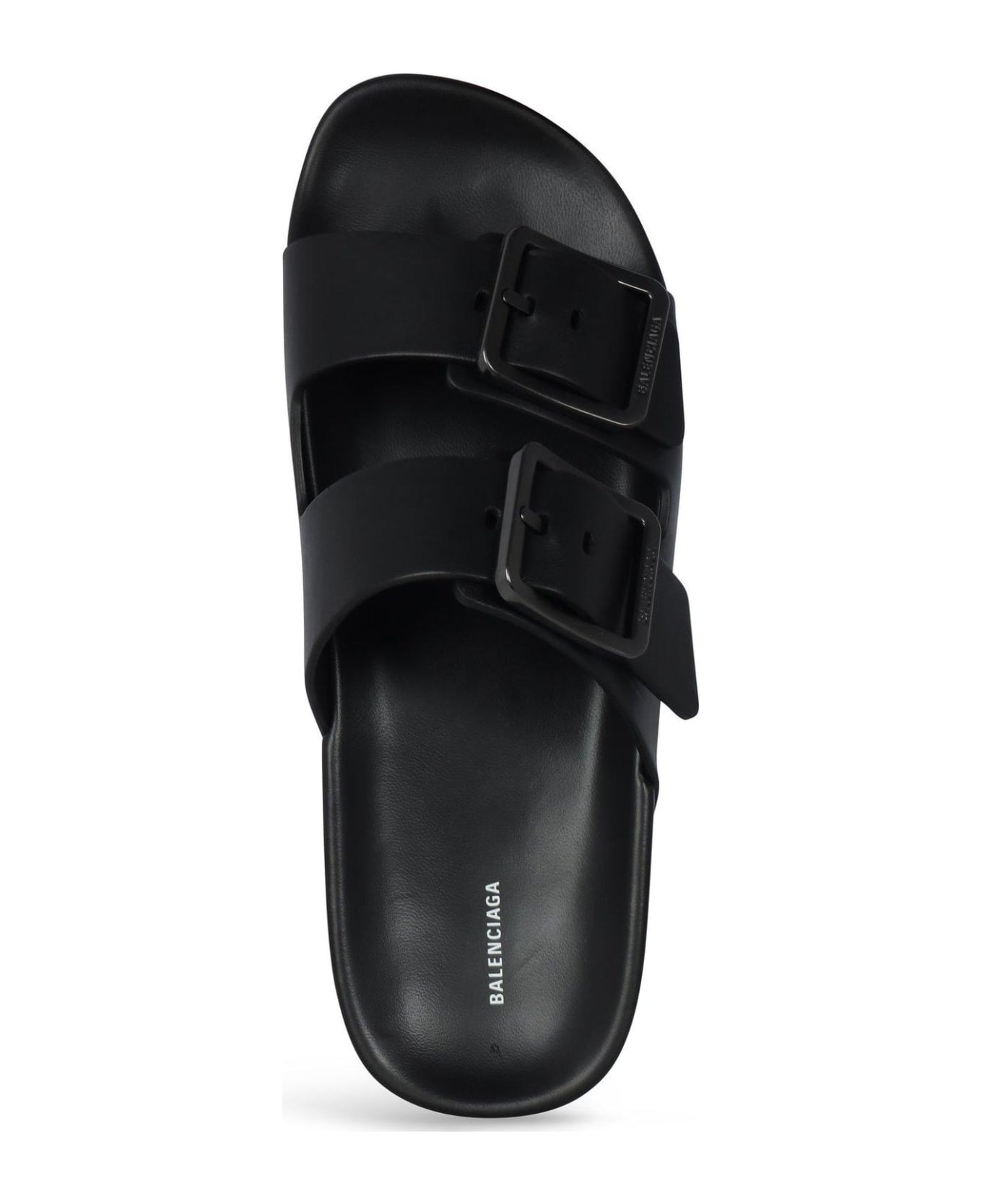 Balenciaga Mallorca Strap Sandals - BLACK
