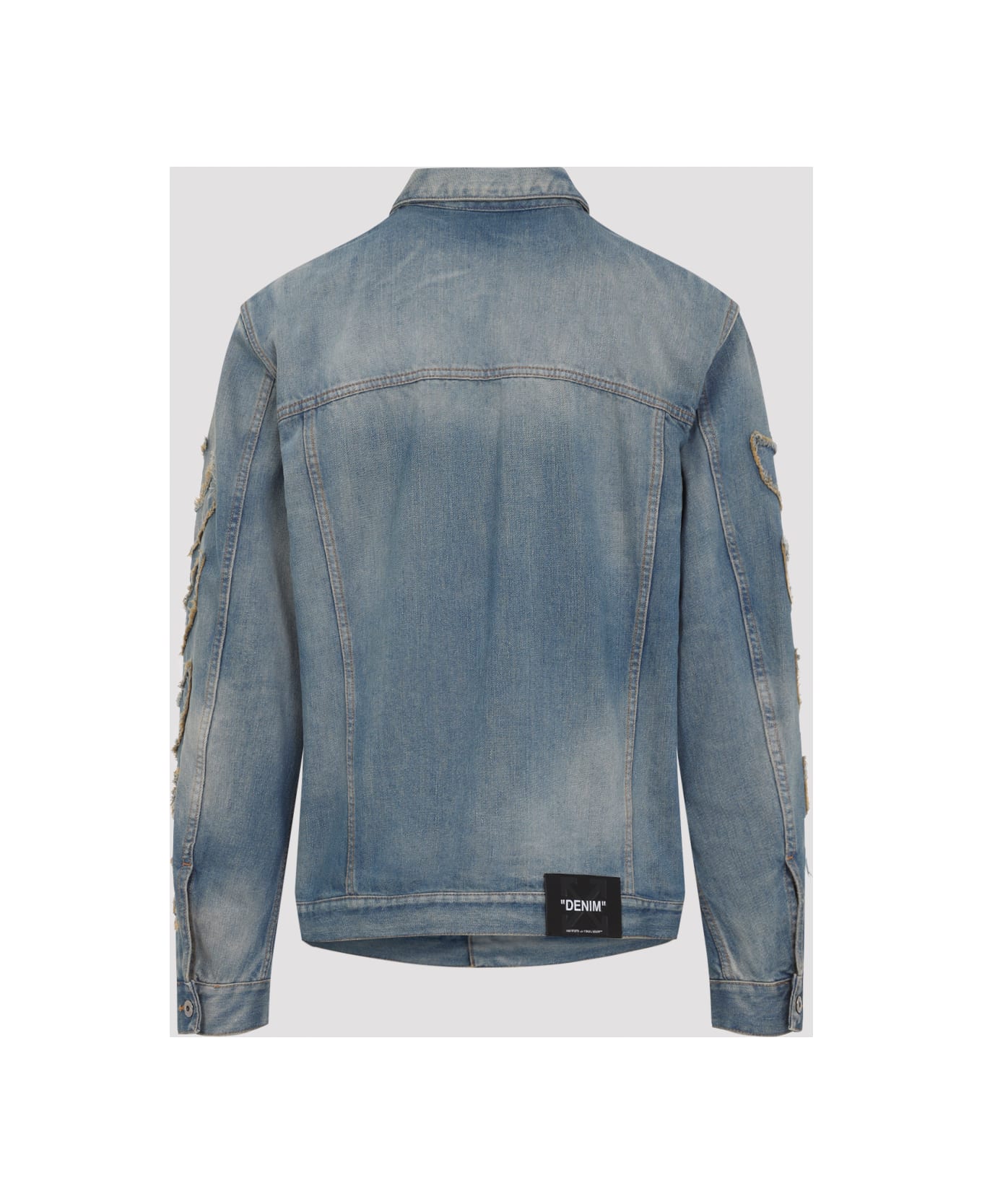 Off-White Patch Skate Jacket - Dirty Blue