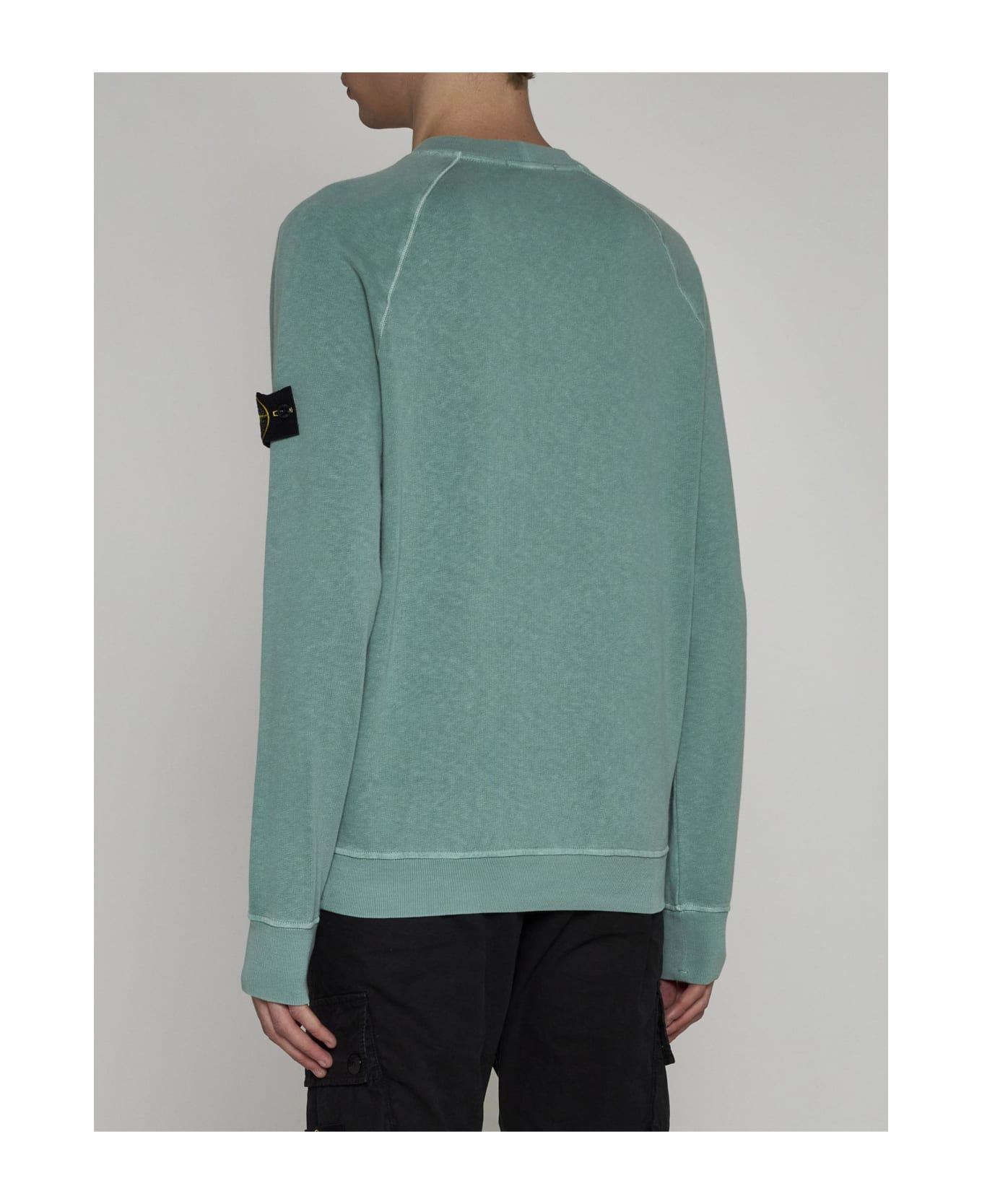 Stone Island Cotton Sweatshirt - GREEN