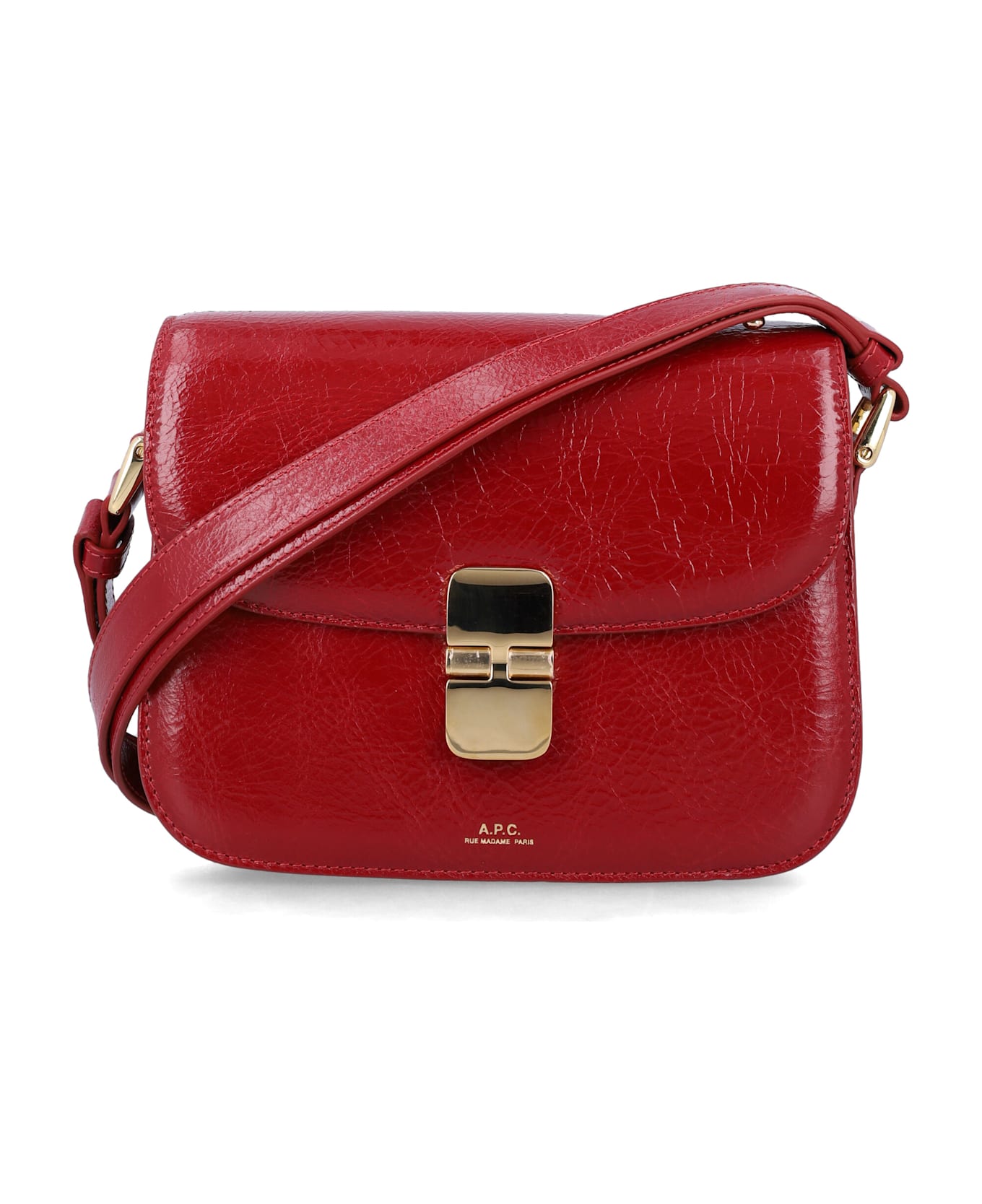 A.P.C. Grace Small Shoulder Bag Red - RED