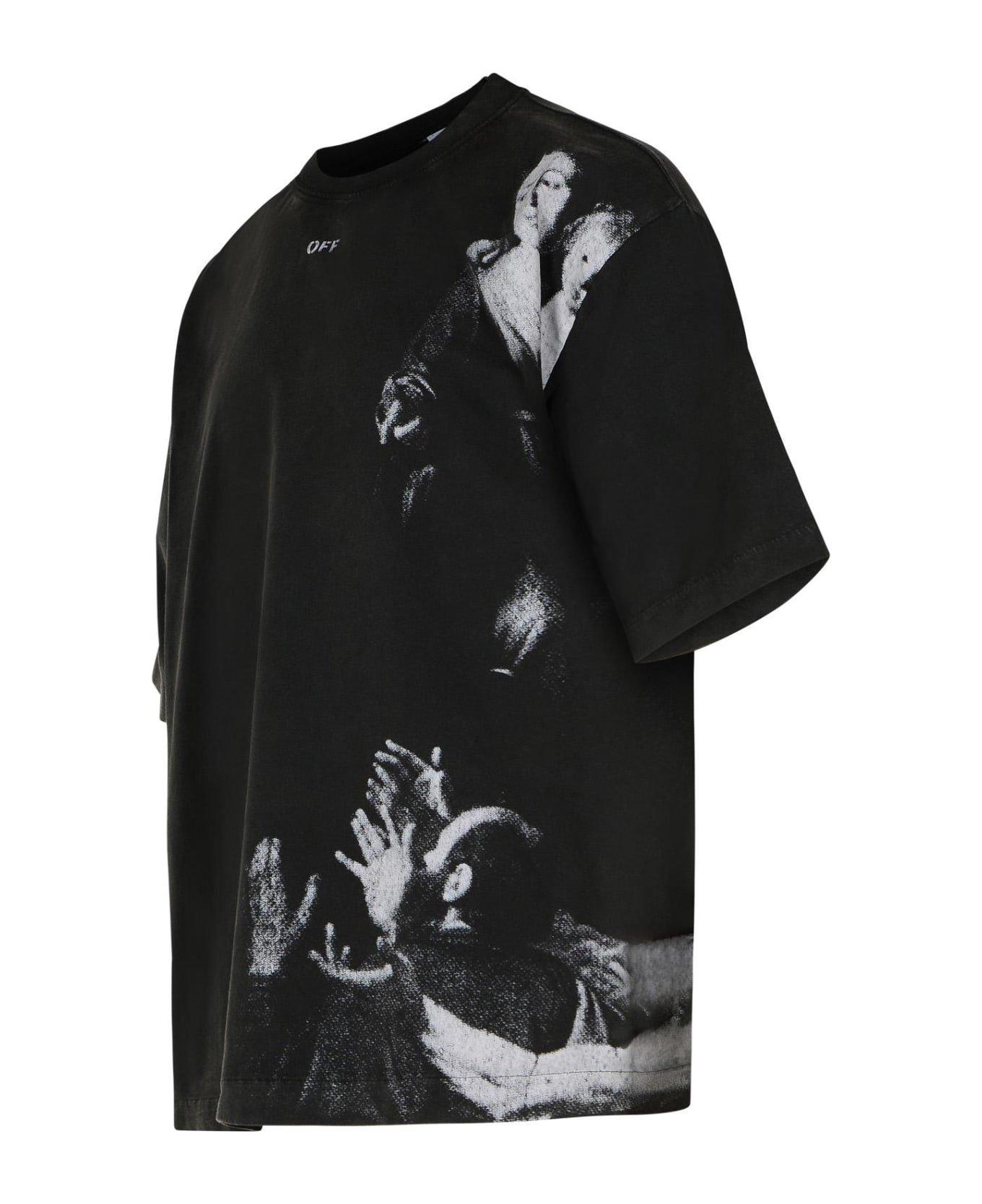 Off-White 'mary Skate' Black Cotton T-shirt | italist