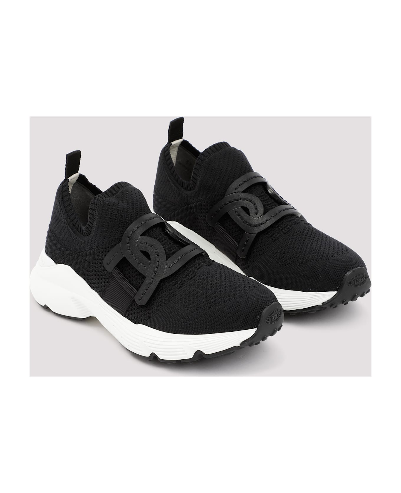 Tod
s Tech Fabric Sneakers - Nero