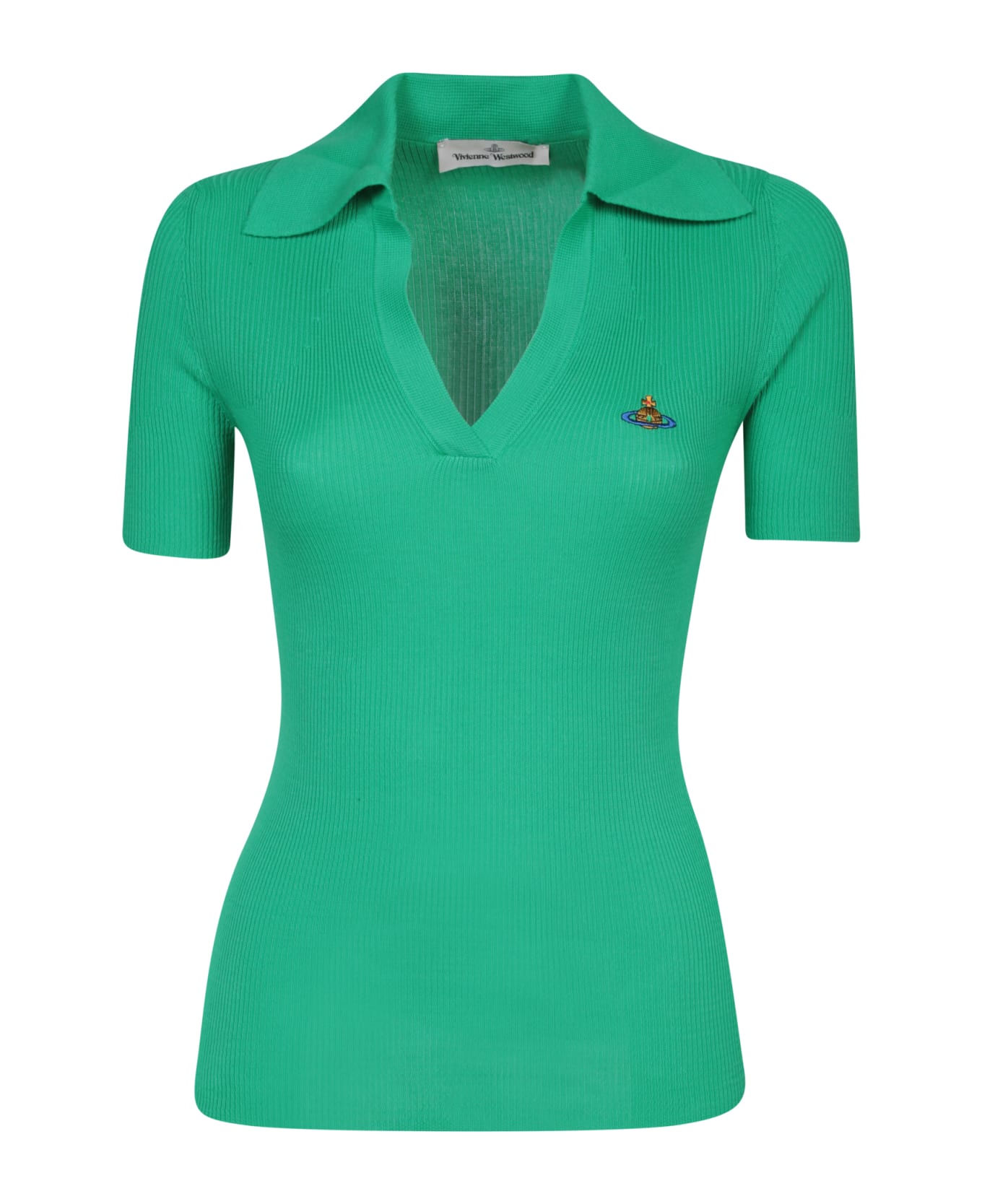 Vivienne Westwood Marina Green Polo Shirt - Green
