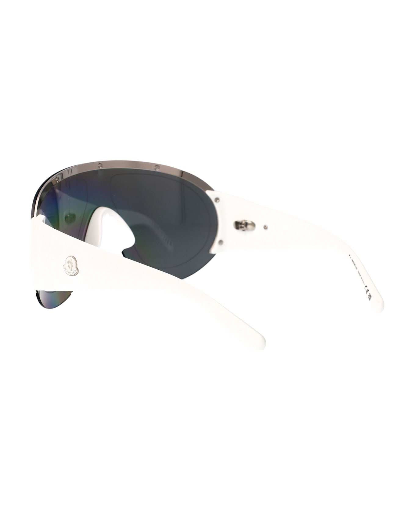 Moncler Eyewear Ml0277 Sunglasses - 21C White Smoke Mirror