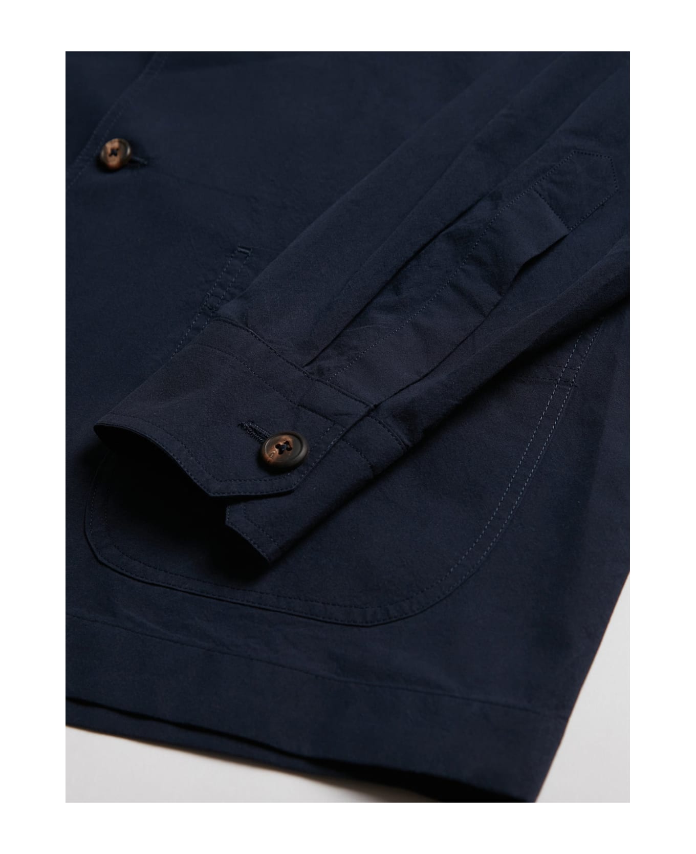 doppiaa Aabigail Unlined Blue Shirt-jacket
