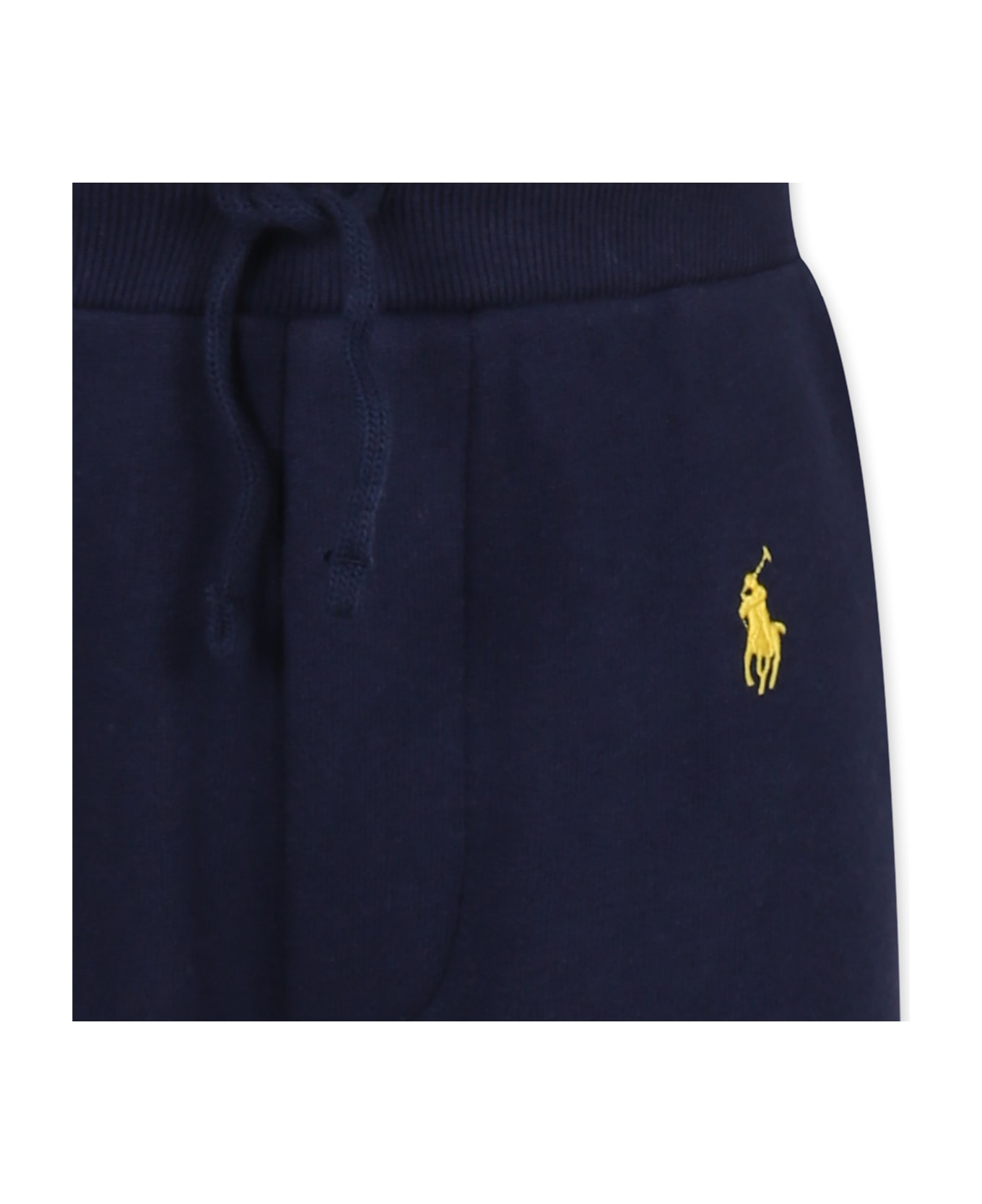 Ralph Lauren Blue Trousers For Boy With Horse - Blue