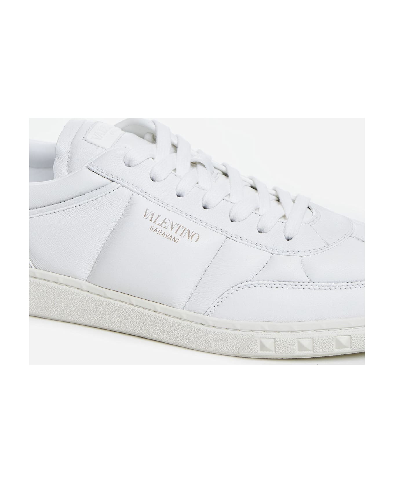 Valentino Garavani Upvillage Nappa Leather Sneakers - BIANCO SNOW WHITE