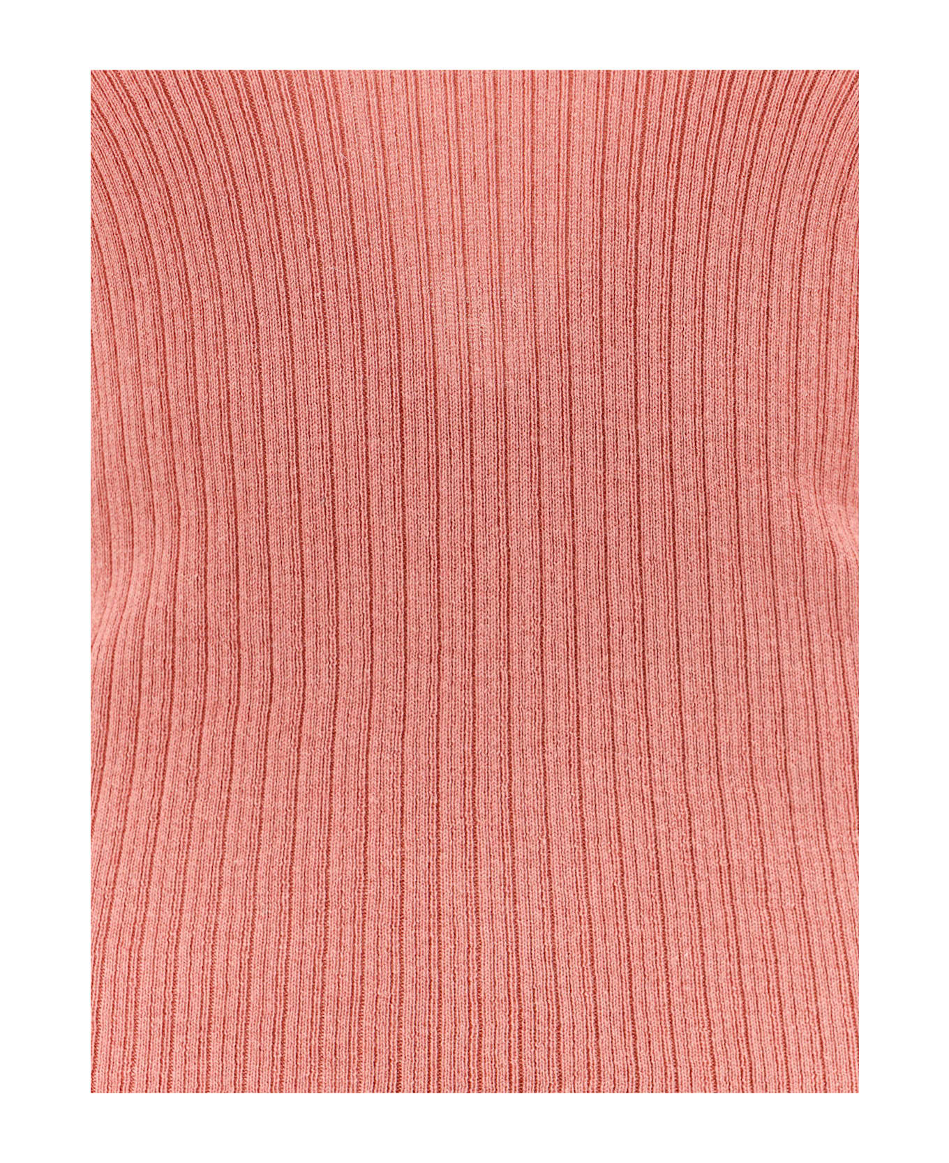 Max Mara Urlo Sweater In Silk And Wool Blend - Pink
