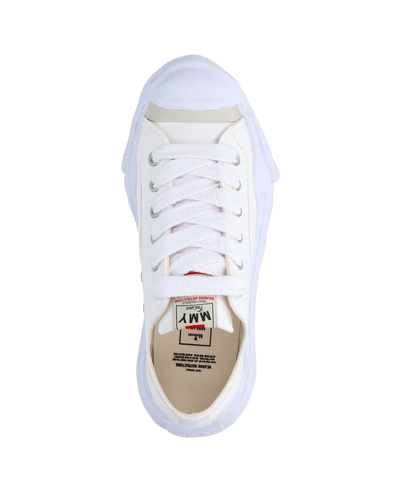 Mihara Yasuhiro 'og Hank' Low-top Sneakers - WHITE