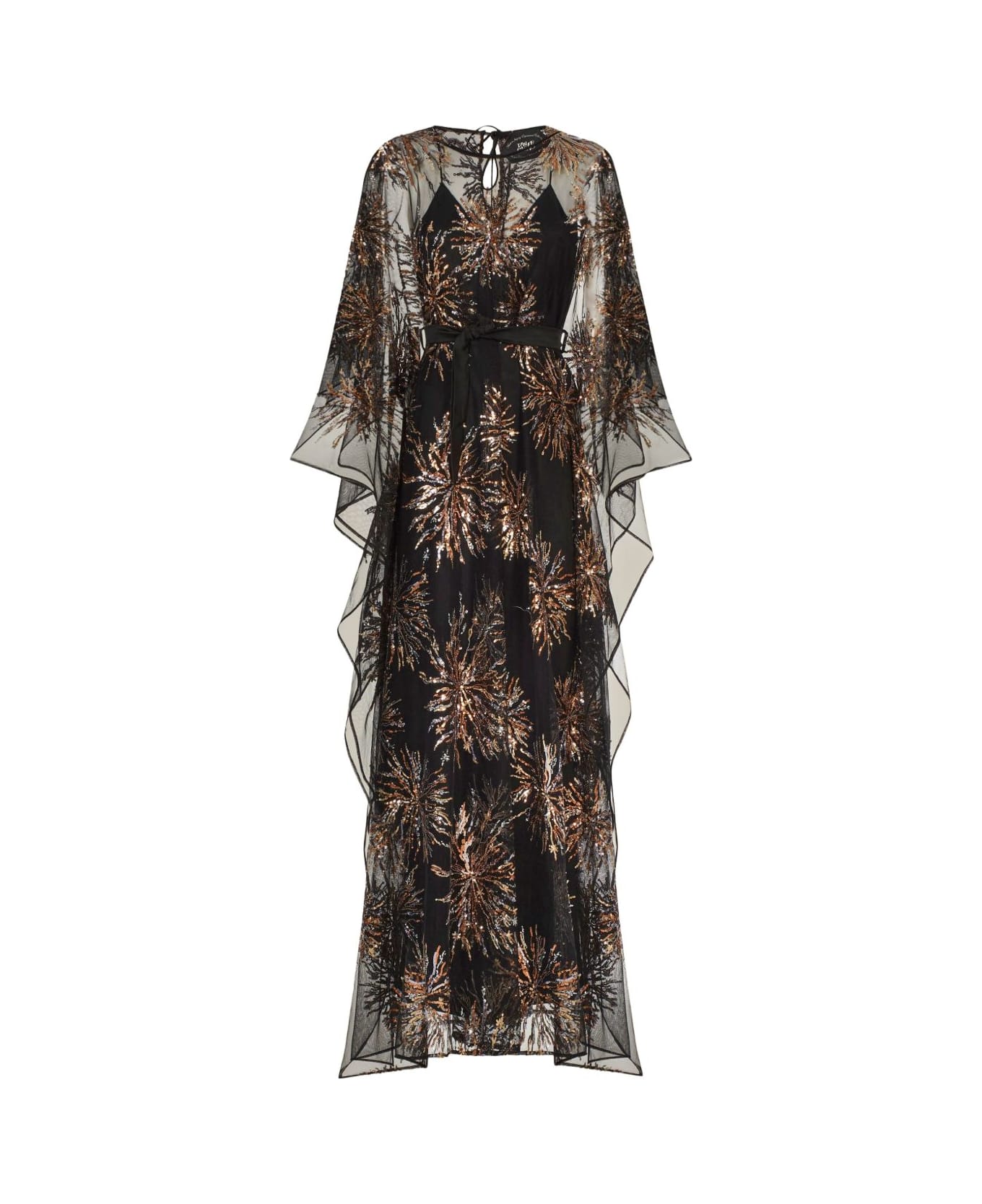 Taller Marmo Gran Soleil Long Kaftan - Black