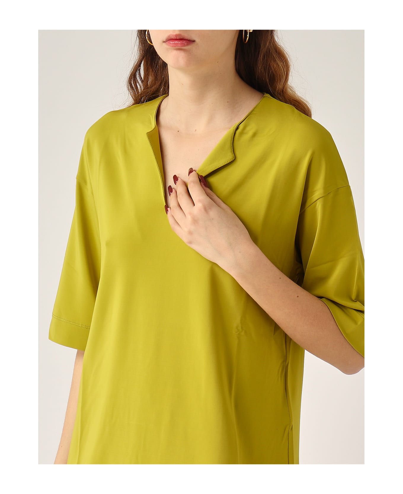 Max Mara Rigel Blouse - VERDE ACIDO