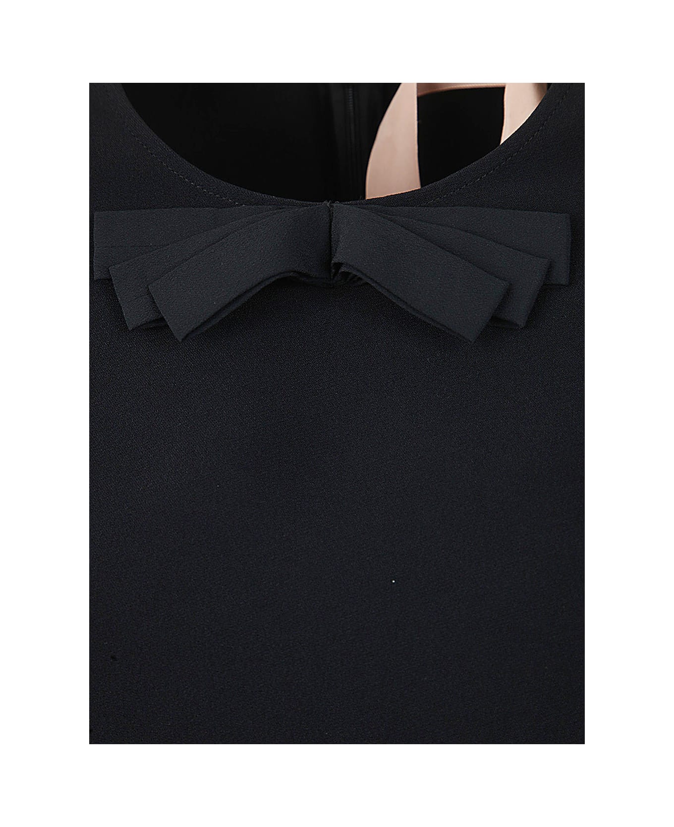 N.21 Three Quarter Sleeve Mini Dress - Black