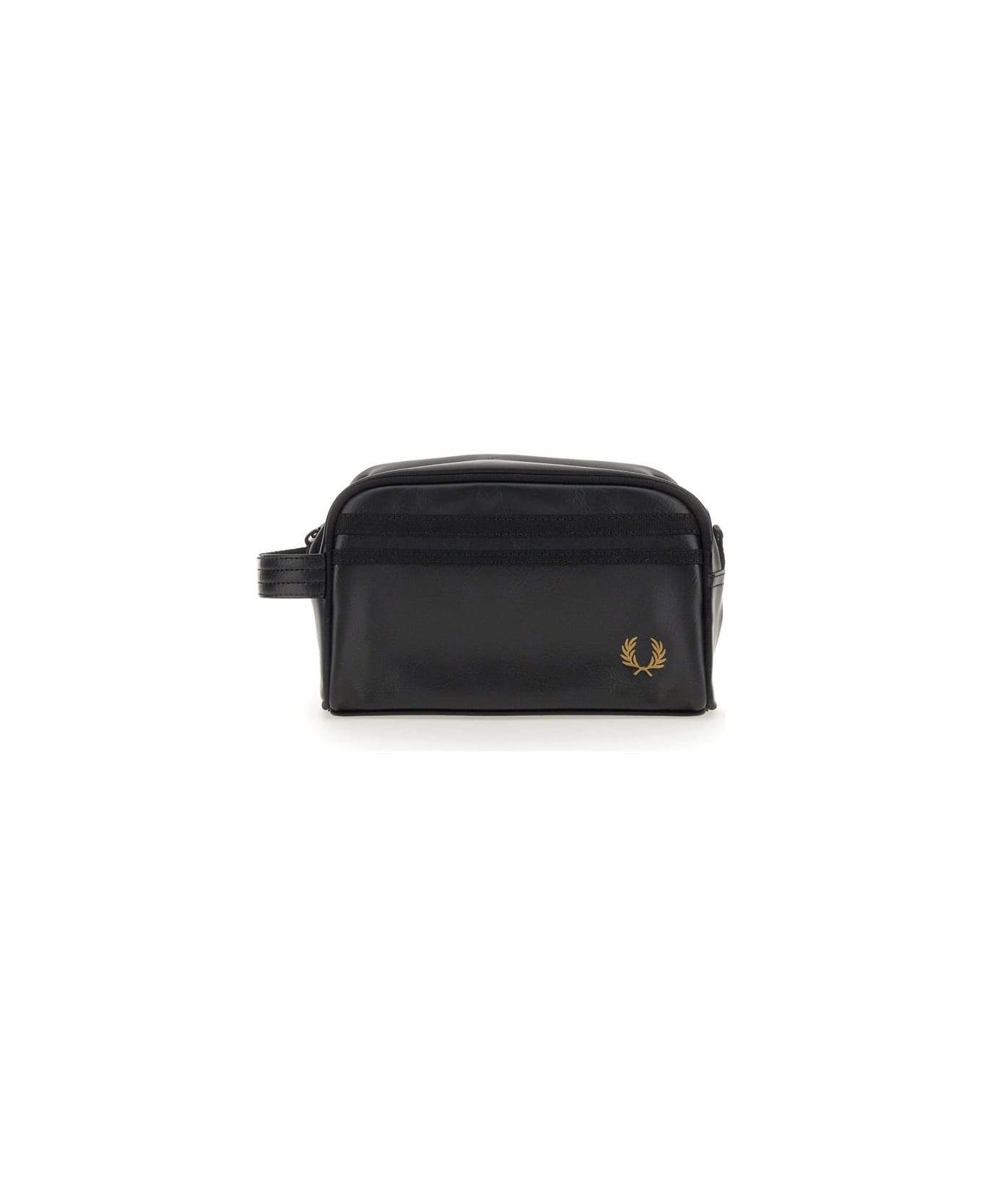 Fred Perry Beauty Case With Logo - BLACK