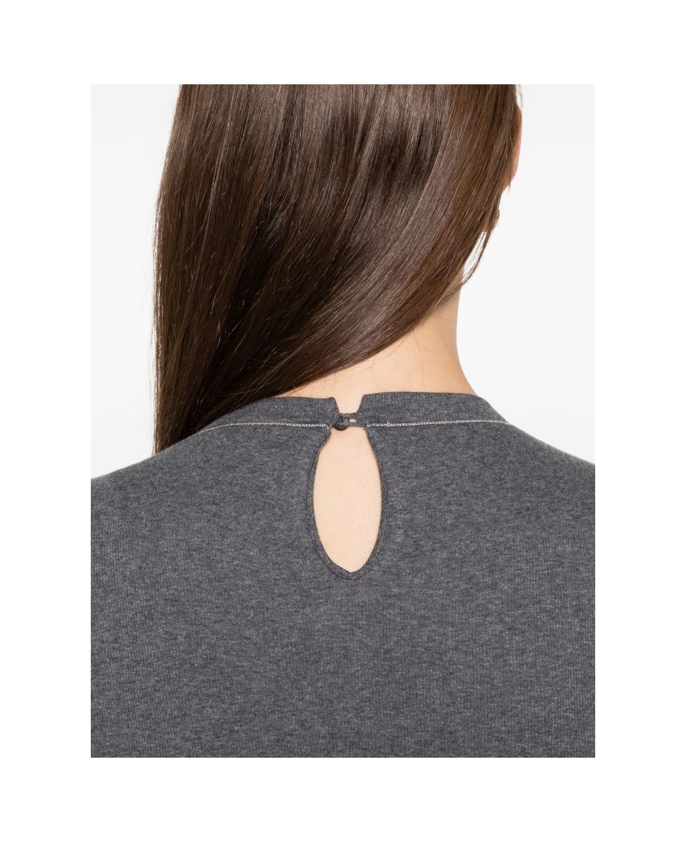 Brunello Cucinelli Cotton Crewneck Sweater - Grey