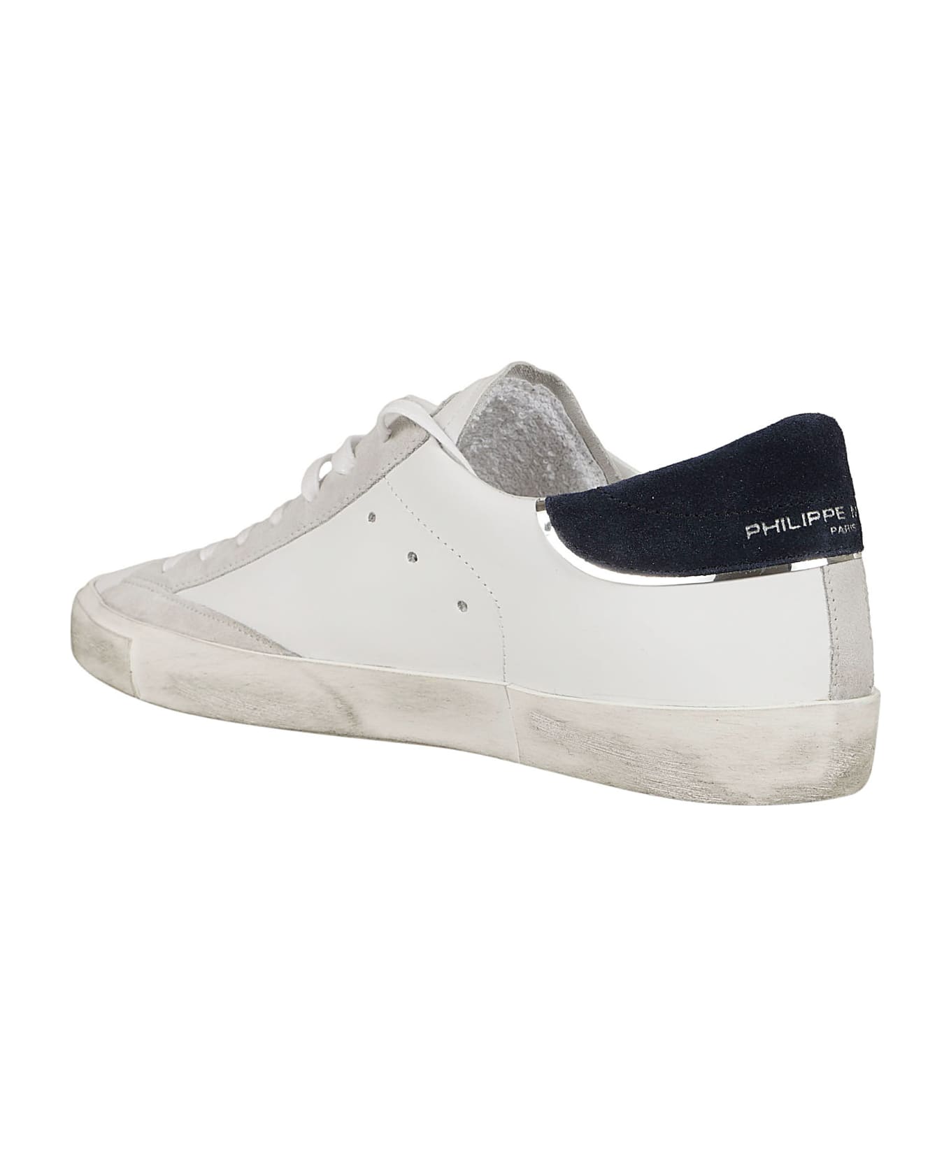 Philippe Model Prsx Low Man - Blanc Bleu