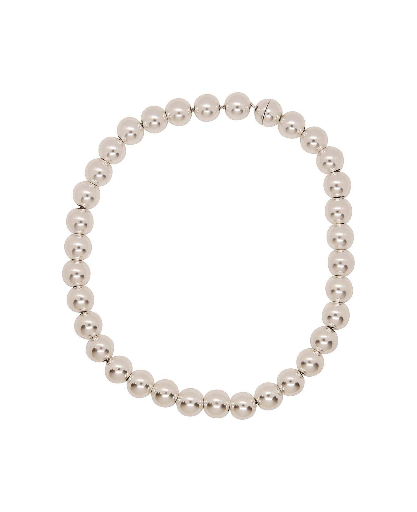 Jil Sander Spherical Embellished Necklace - Non definito