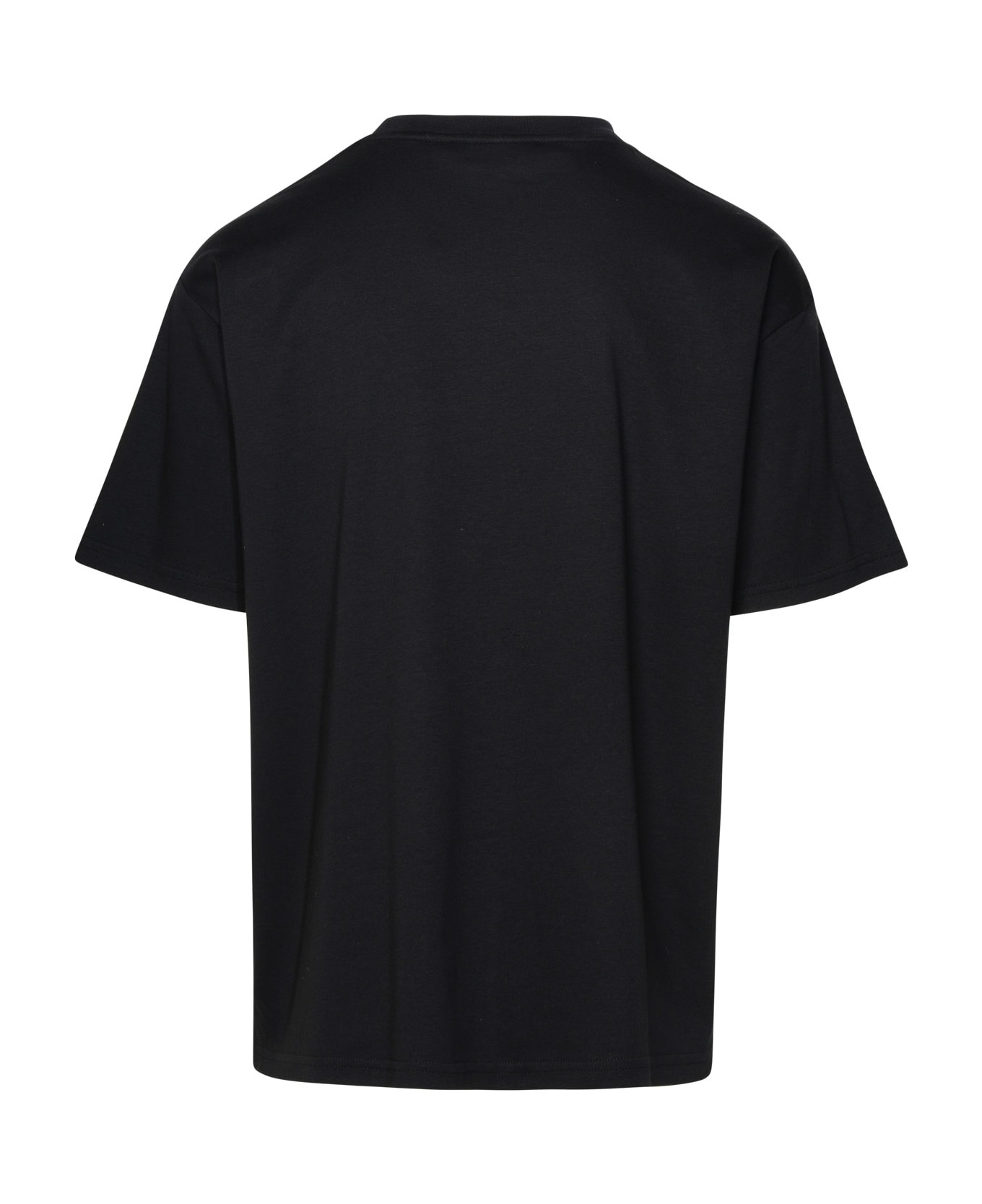 GCDS Black Cotton T-shirt - Nero