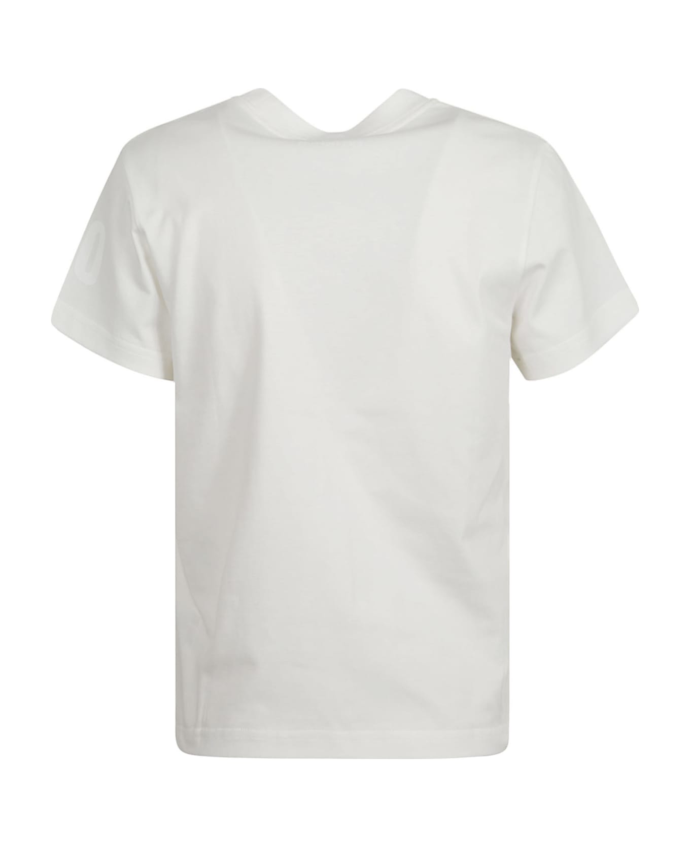 Courrèges Logo Print Round Neck T-shirt - Heritage Tシャツ