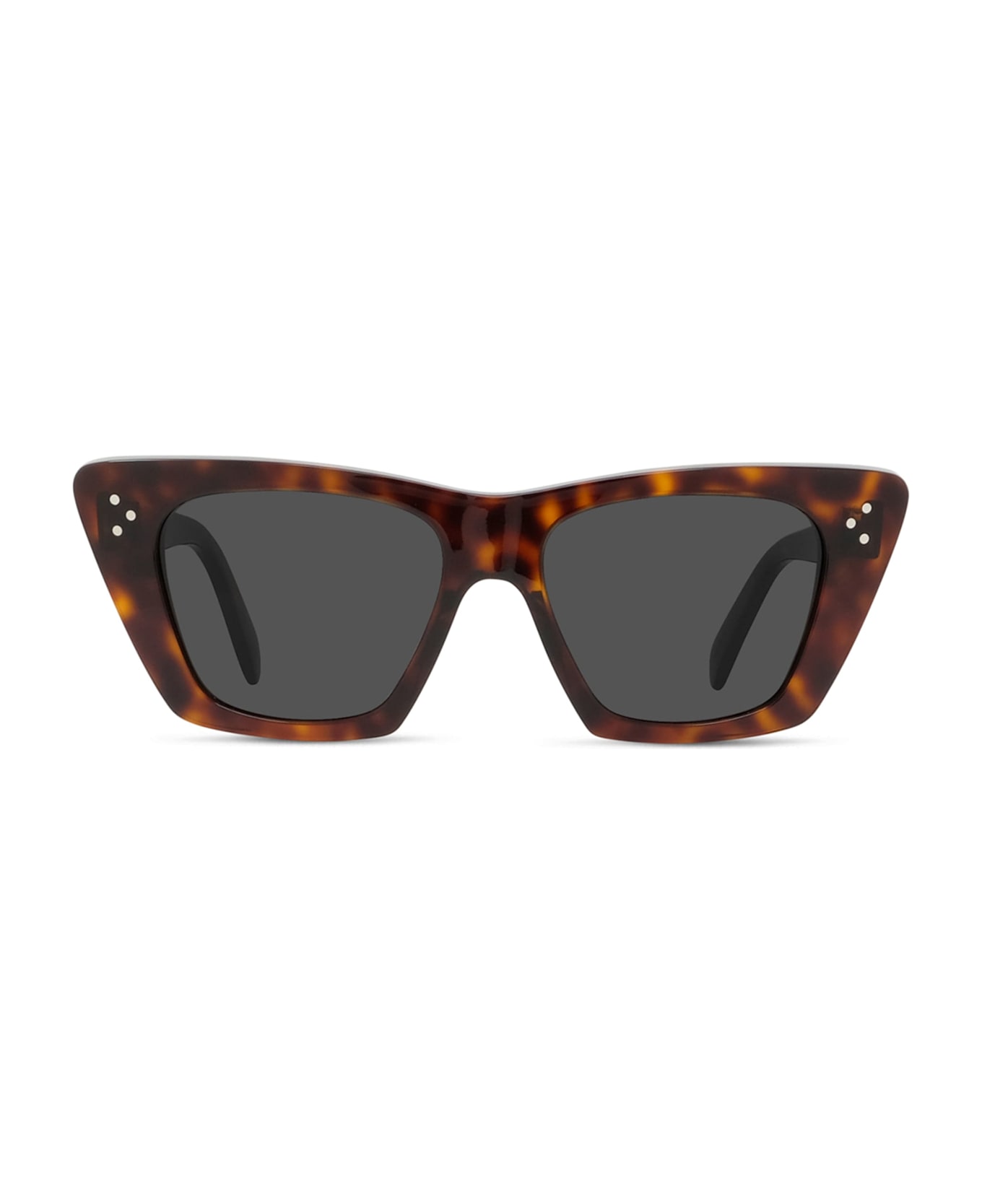 Celine 3 Dots Cl40187i - Red Havana Sunglasses - Havana