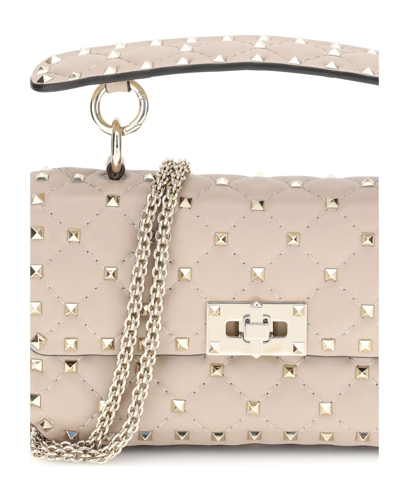 Valentino Garavani Small Leather Rockstud Spike Handbag