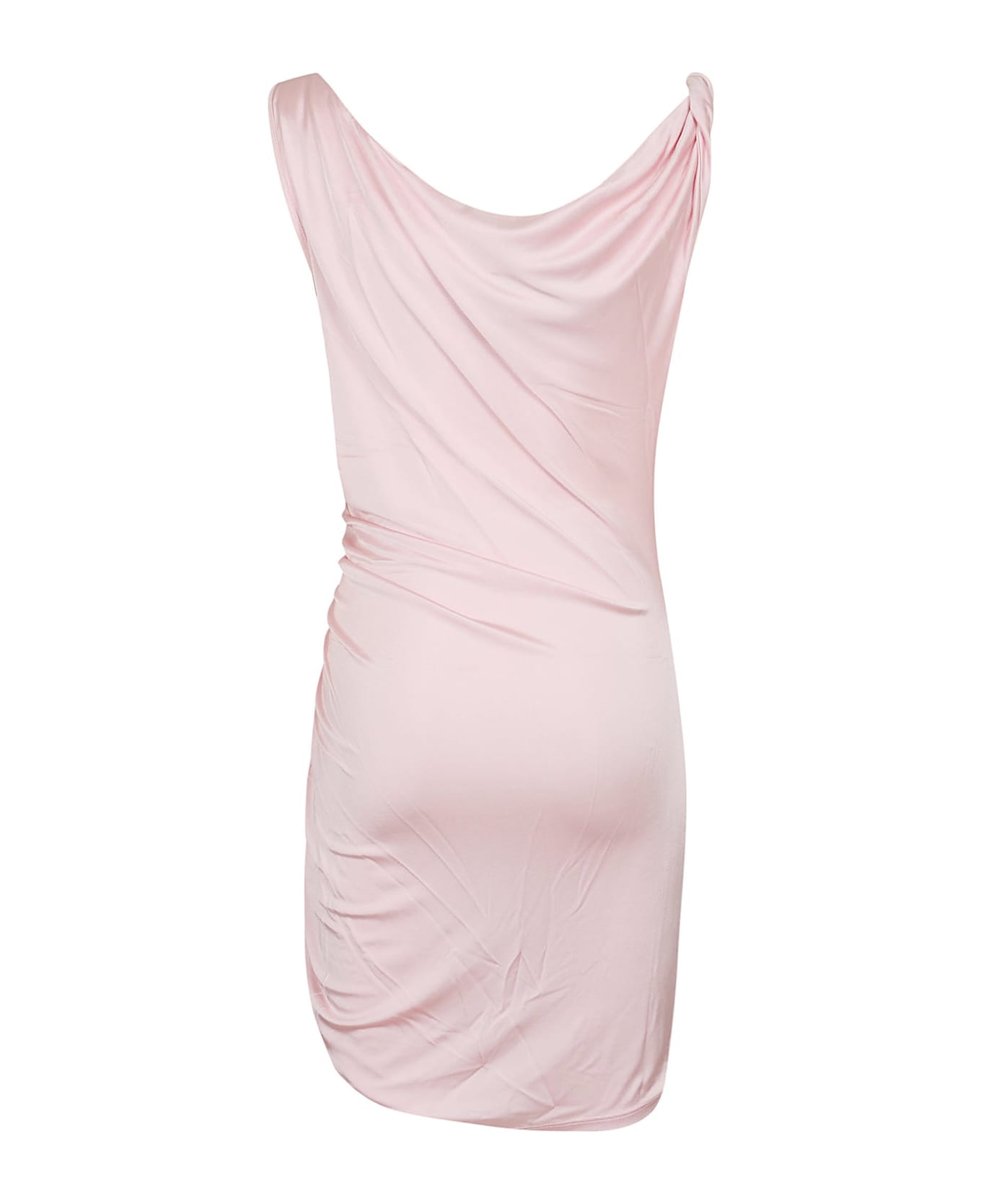 The Andamane Providence - Detailed Shoulder Mini Dress - Pink ワンピース＆ドレス