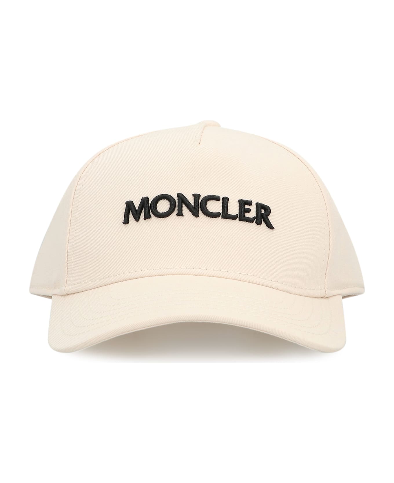 Moncler Logo Baseball Cap - panna