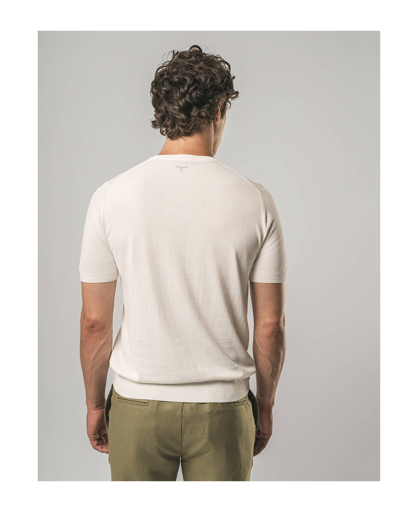 Larusmiani Brighton T-shirt Sweater - White